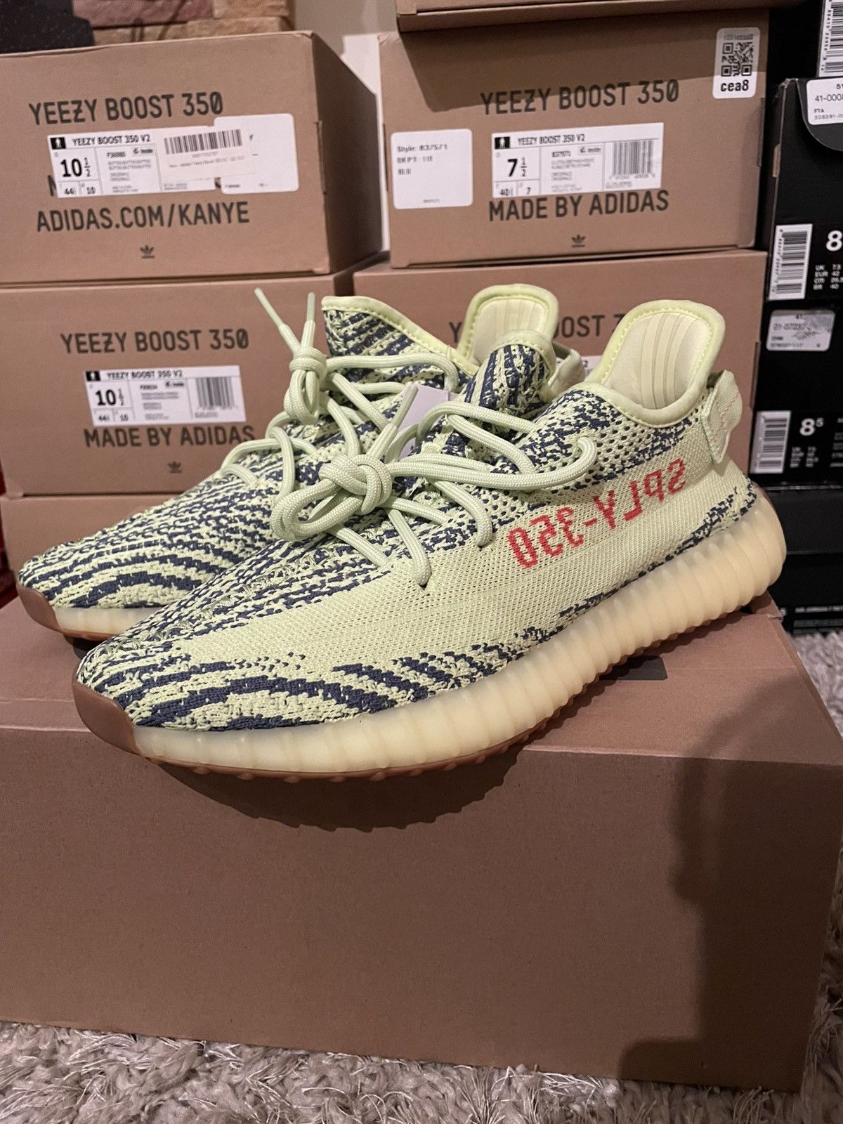 Yeezy Yeezy 350 V2 Semi Frozen Yellow Size US 9.5 / EU 42-43 - 1 Thumbnail
