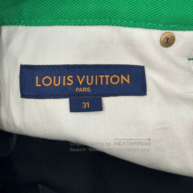 Louis Vuitton Louis Vuitton Green full-print print overalls pants Size US 31 - 7 Thumbnail