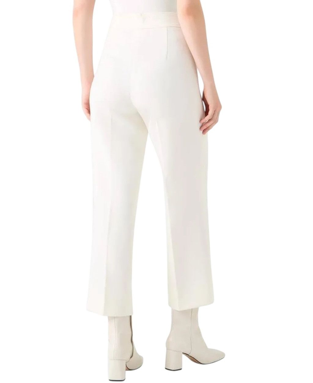Akris Akris Punto NWT Chieko Cream Kick Flare Crop Trousers Size Size 32" / US 10 / IT 46 - 3 Thumbnail
