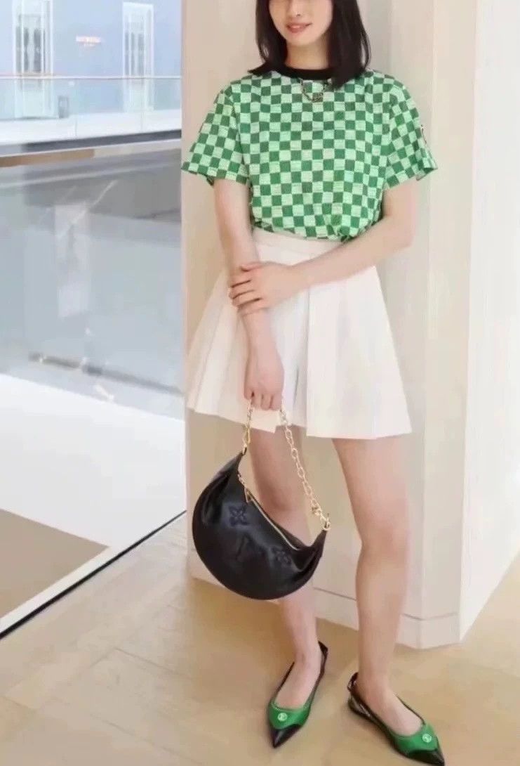 Louis Vuitton Louis Vuitton Checkerboard short sleeves 2504-Nextarrow Size L / US 10 / IT 46 - 2 Thumbnail
