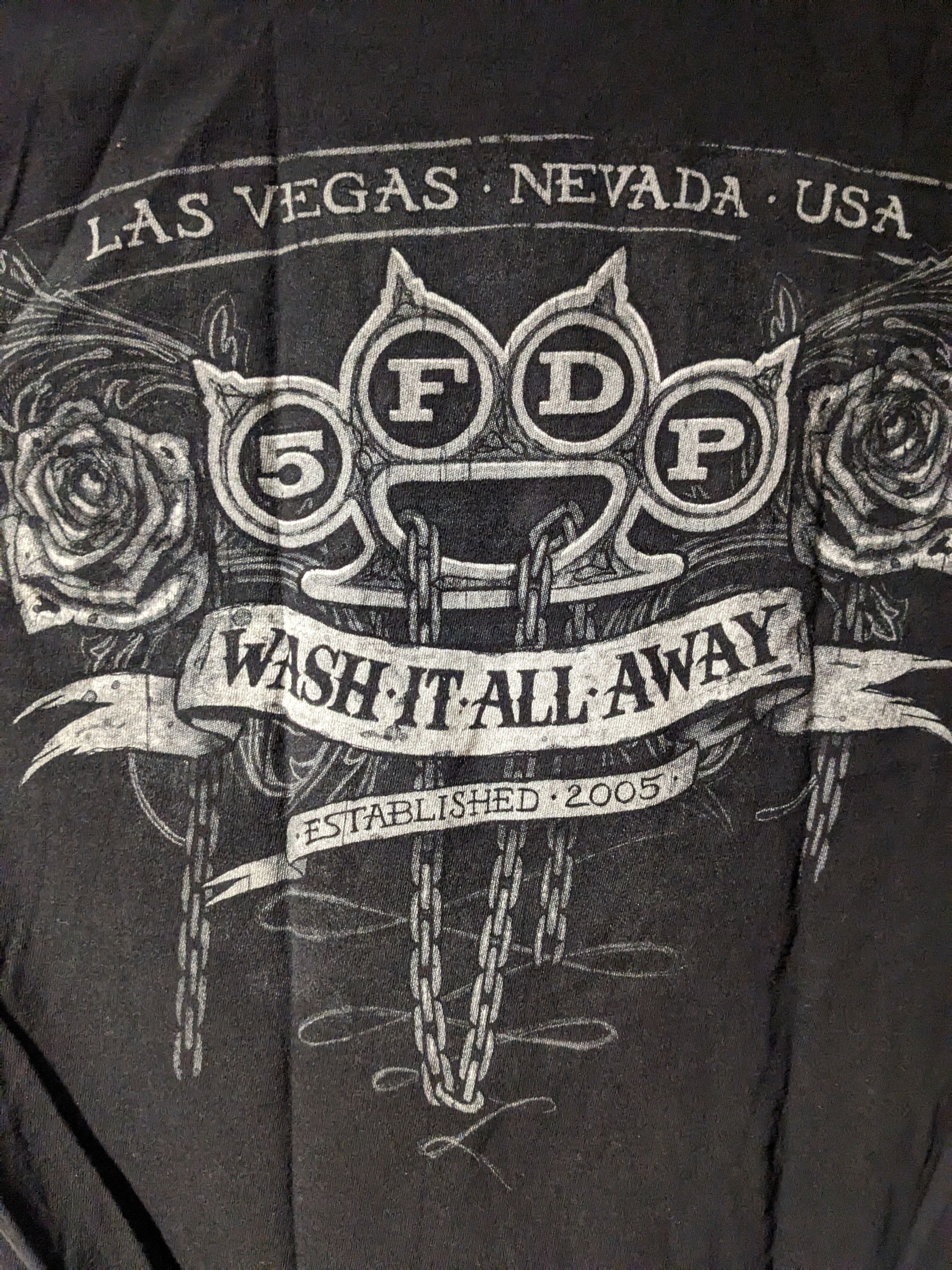 Band Tees × Hot Topic × Vintage Vintage 2015 Five Finger Death Punch Wash It All T-Shirt Size US S / EU 44-46 / 1 - 5 Thumbnail