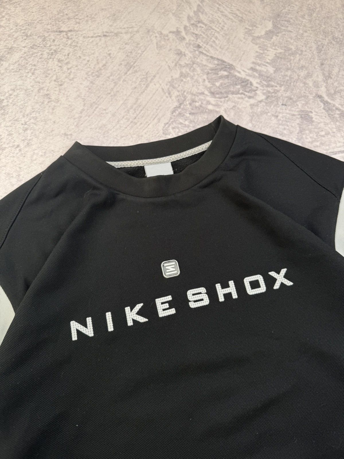Nike × Vintage NIKE SHOX VINTAGE CENTER LOGO OVERSIZE BOXY SWEATSHIRT Size US L / EU 52-54 / 3 - 3 Thumbnail