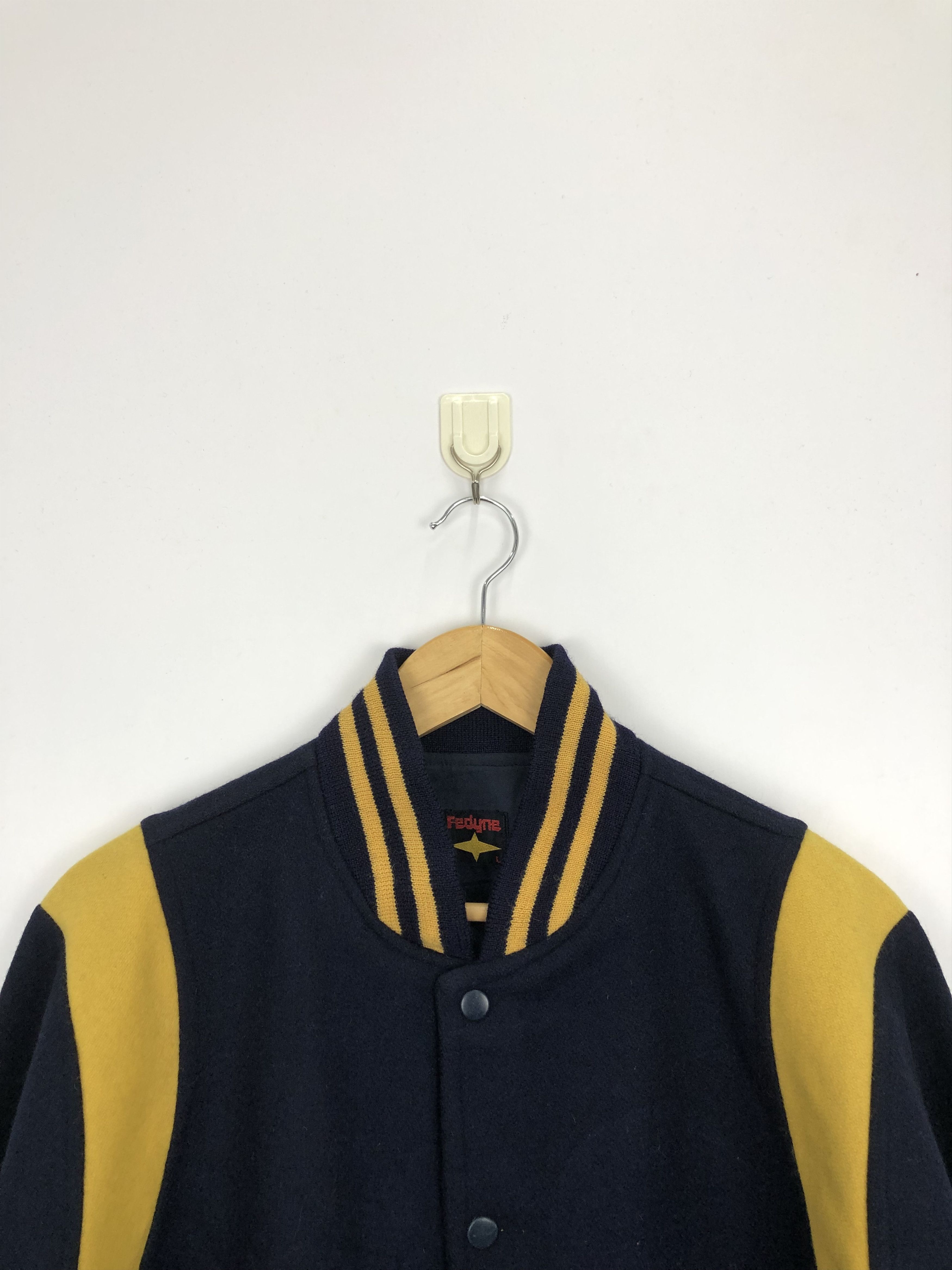Japanese Brand Vintage 80s Fedyne Japanese Brand Wool Jacket V0341 Size US L / EU 52-54 / 3 - 2 Thumbnail