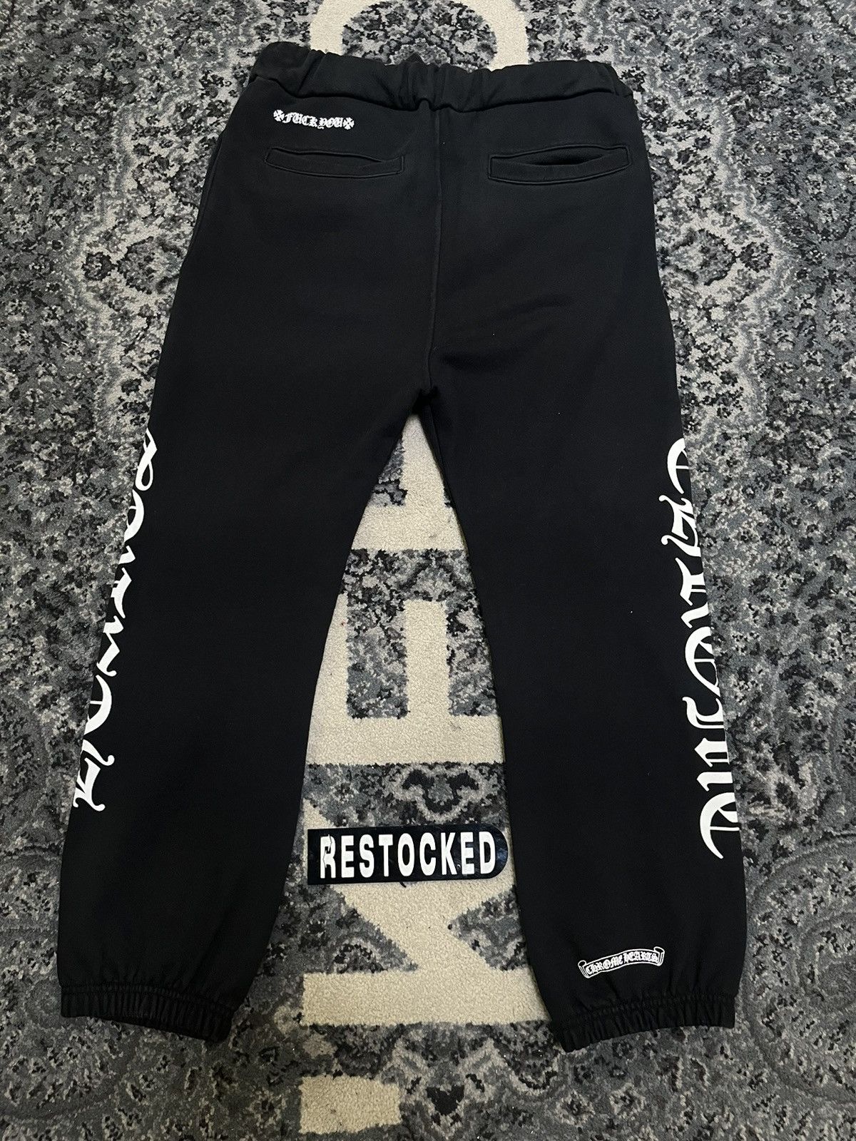 Chrome Hearts CHROME HEARTS HORSESHOE SWEATPANTS W/POCKETS Size US 32 / EU 48 - 2 Thumbnail