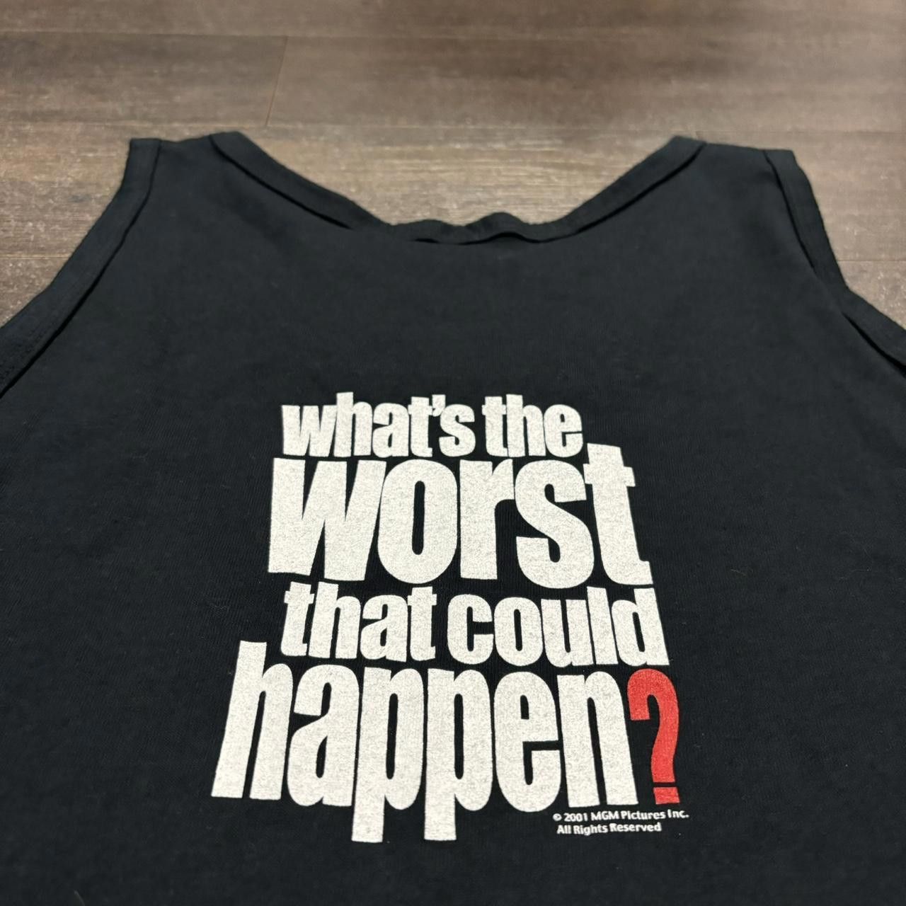 Anvil Vintage what’s the worst that could happen tank top 01 XL Size US XL / EU 56 / 4 - 1 Thumbnail