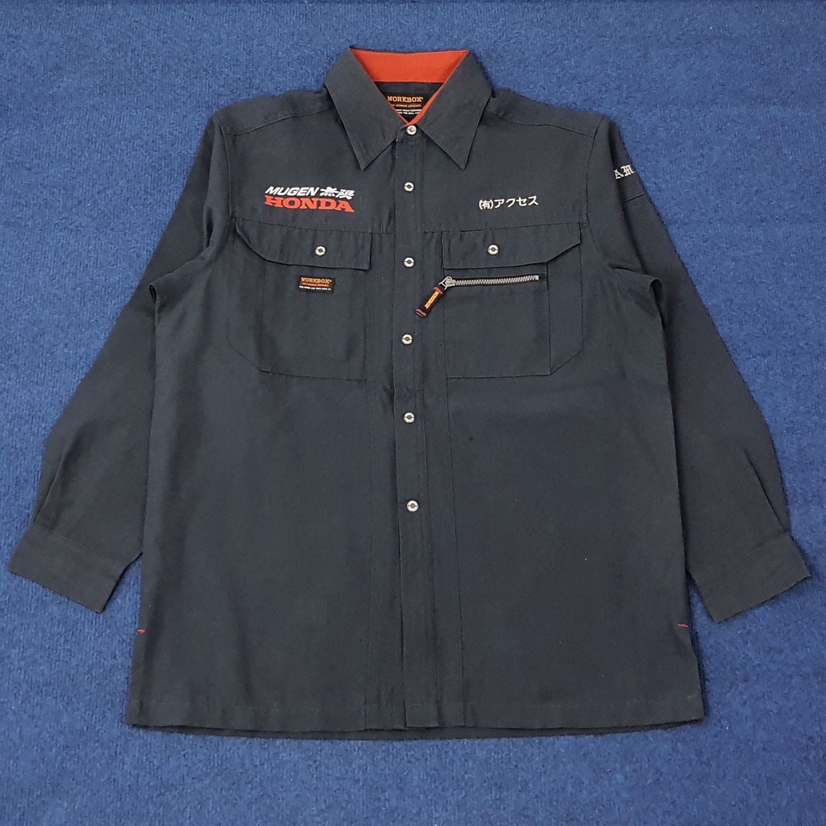Japanese Brand Vintage Mugen Honda Racing Motorsports Custom Jacket C248N27 Size US M / EU 48-50 / 2 - 3 Thumbnail