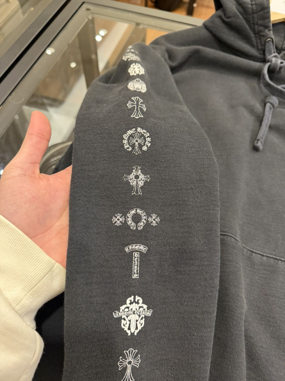 Chrome Hearts Chrome Hearts Multi Logo Eye Chart Hoodie Size US S / EU 44-46 / 1 - 4 Thumbnail