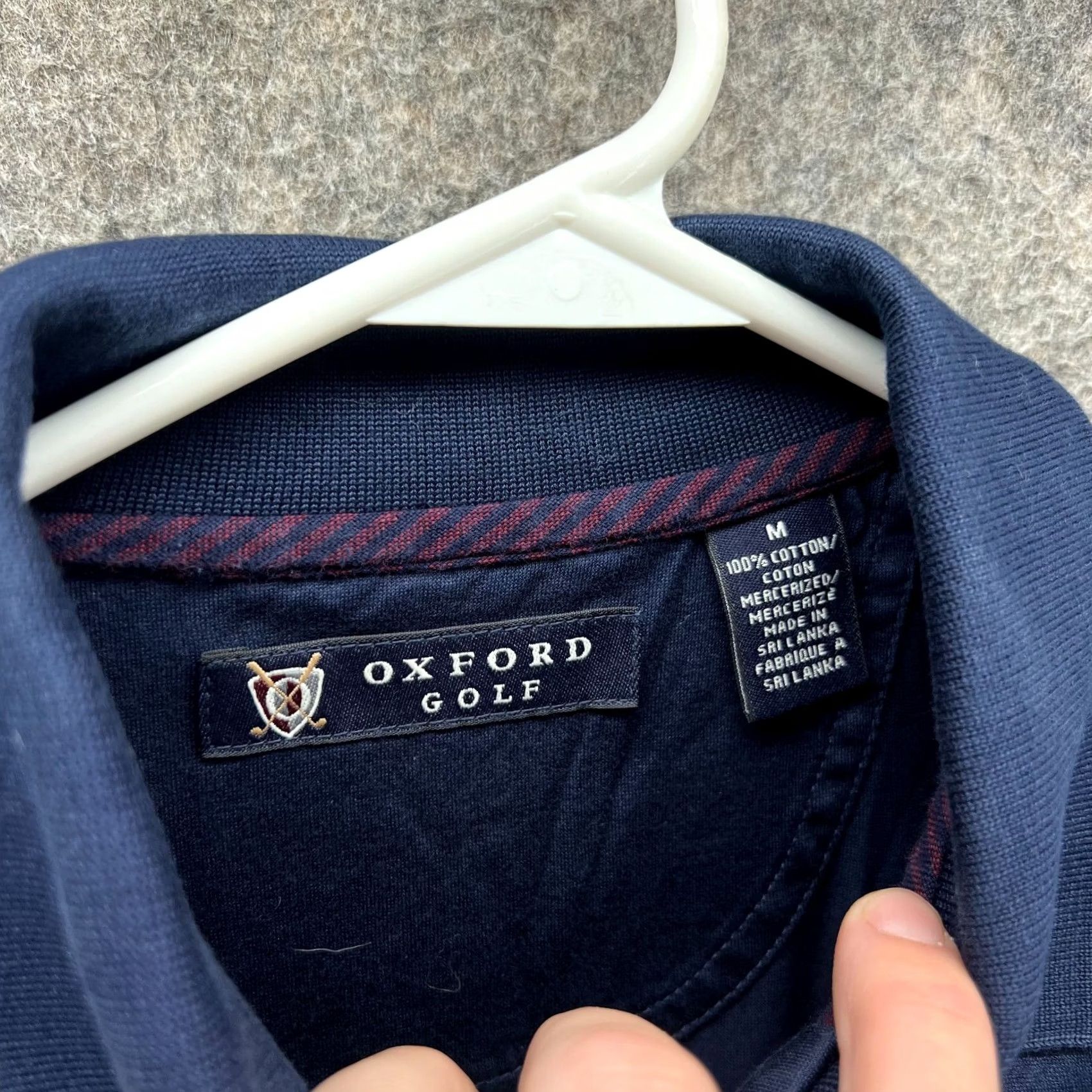 Vintage VINTAGE Oxford Polo Shirt Mens Medium Blue Long Sleeve US Open Torrey Pines 2008 Golf Casual Shirts Women? Size US M / EU 48-50 / 2 - 6 Thumbnail