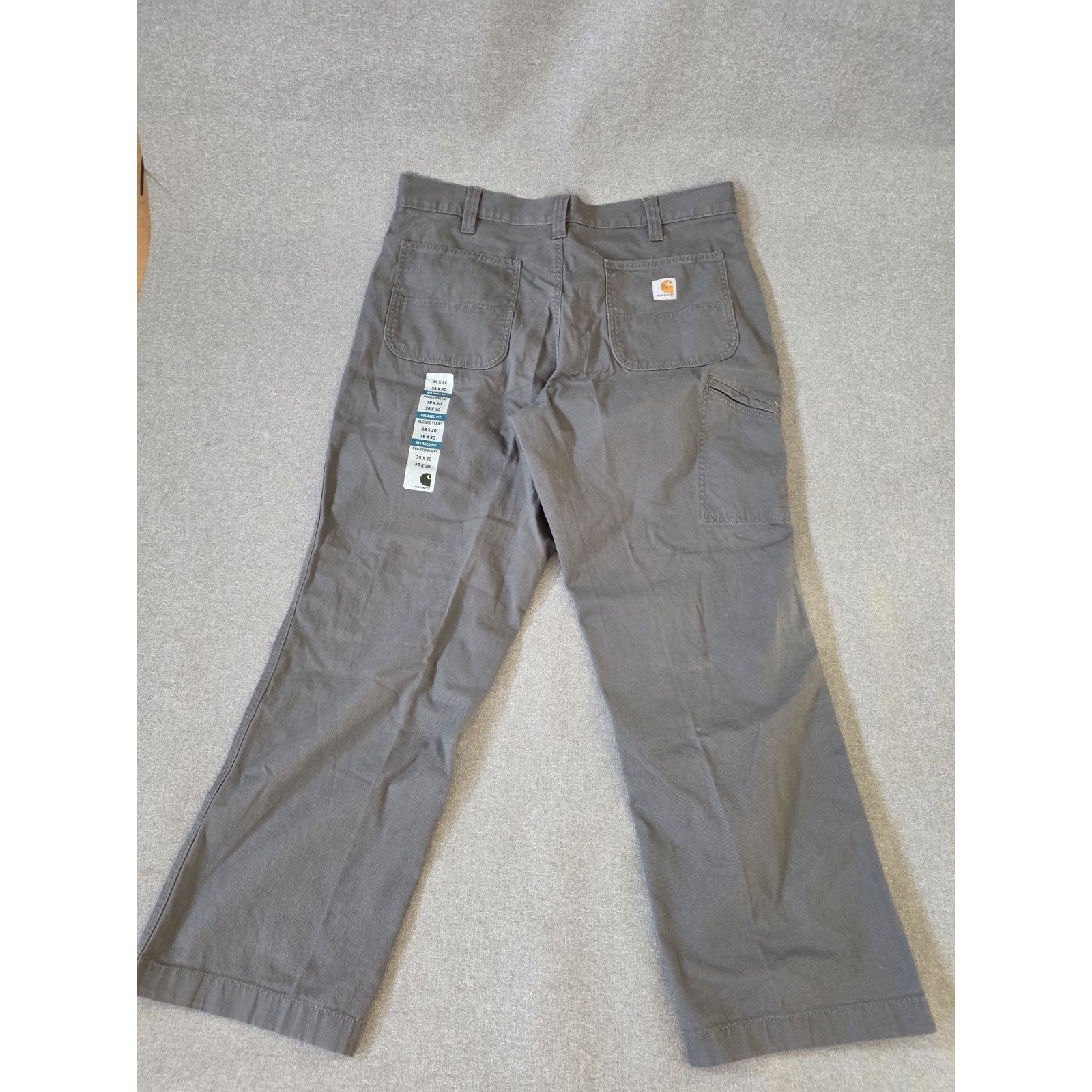 Carhartt Carhartt Gray Rugged Flex Carpenter Work Relaxed Fits 38x30 Size US 38 / EU 54 - 4 Thumbnail