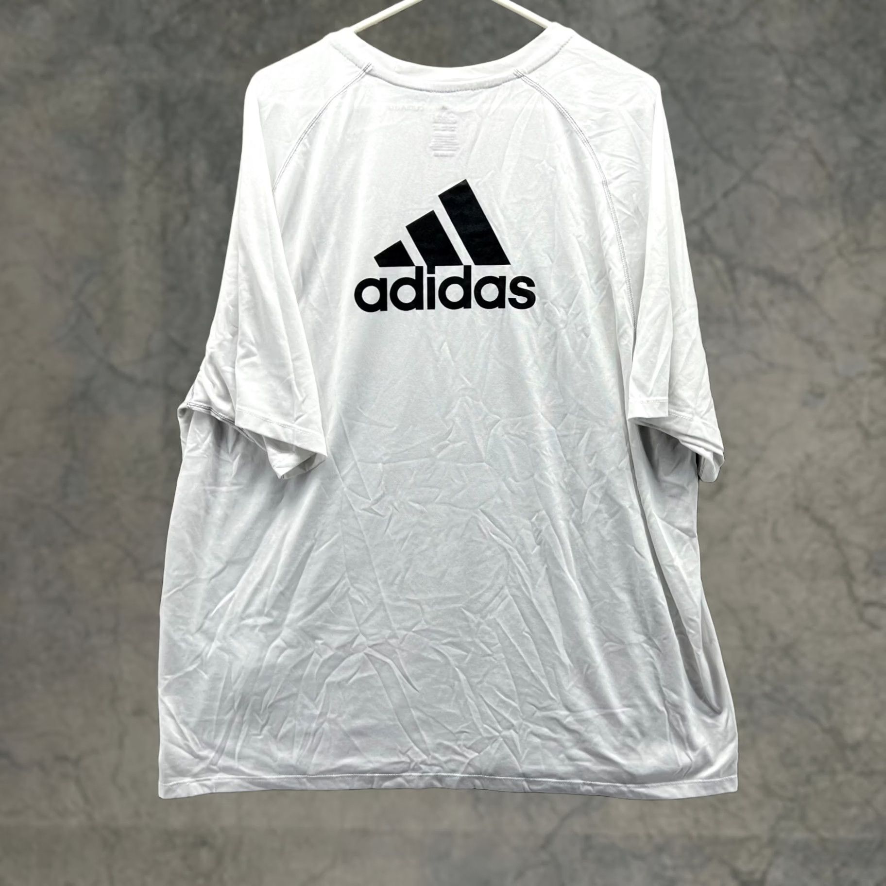 Adidas Adidas Shirt Mens 2XL White Climalite Short Sleeve Polyester Logo Back Trefoil Size US XXL / EU 58 / 5 - 1 Thumbnail