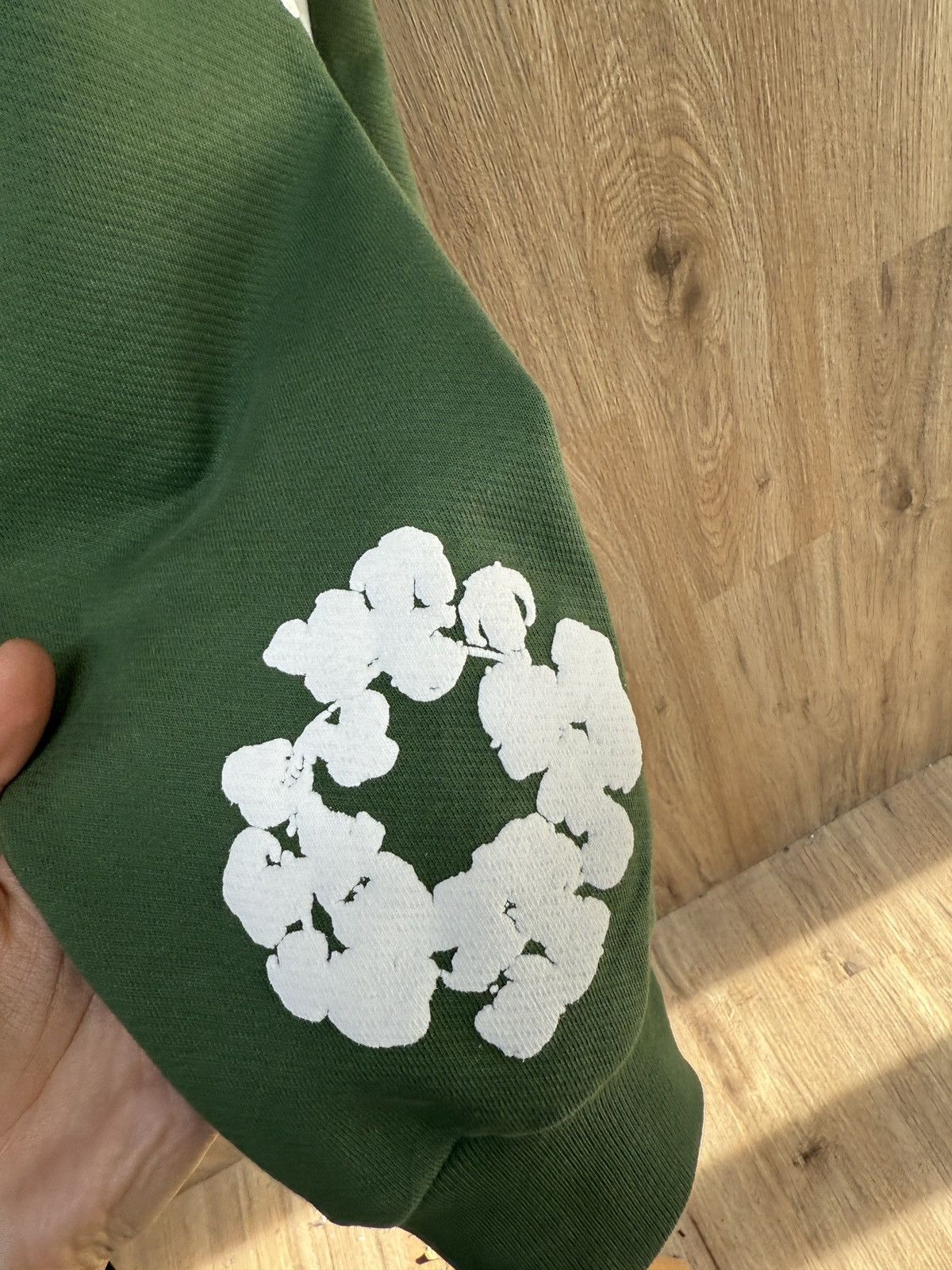 DENIM TEARS Denim Tear Green Flower Hoodie Size US L / EU 52-54 / 3 - 6 Thumbnail