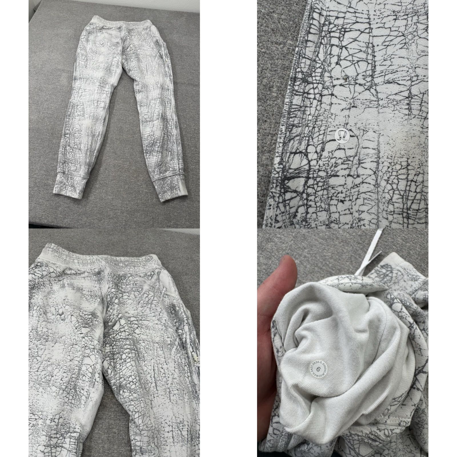 Lululemon Lululemon Warm Down Jogger Women’s Sz 6 White Black Sweatpants - Pants, Jogger, Activewear, Women, Regular Fit Size 28" / US 6 / IT 42 - 8 Thumbnail
