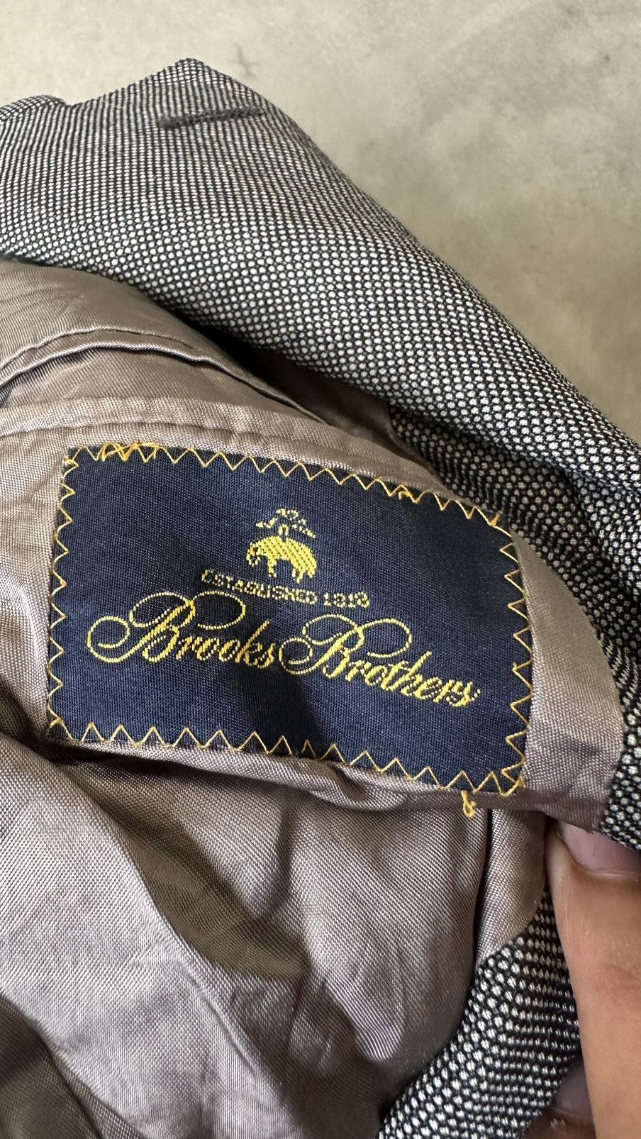 Brooks Brothers VINTAGE BROOKS BROTHERS MADE IN USA BLAZER Size 40S - 8 Thumbnail