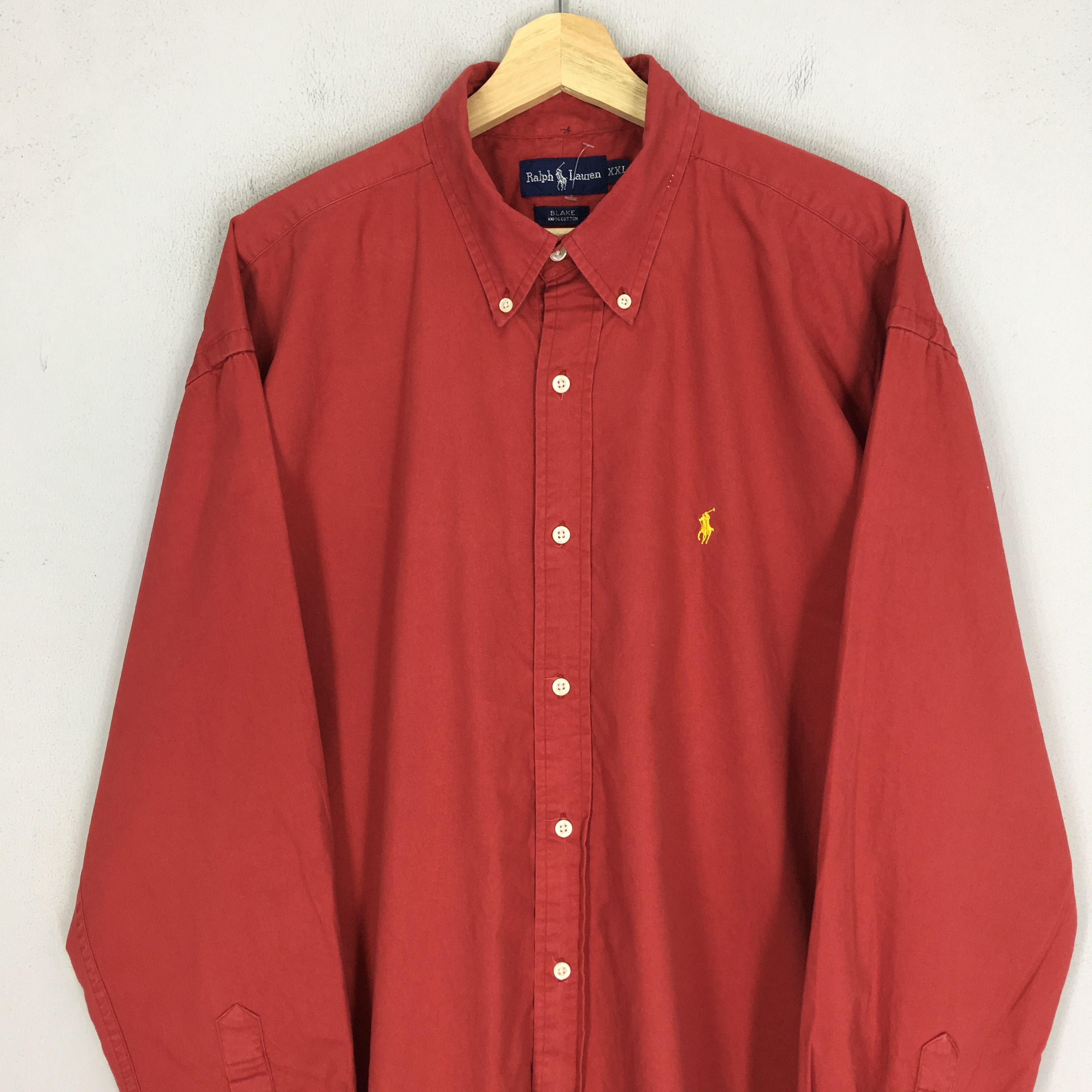 Polo Ralph Lauren Vintage Polo Ralph Lauren Small Pony Polo RL Casual Shirts Size US XXL / EU 58 / 5 - 3 Thumbnail