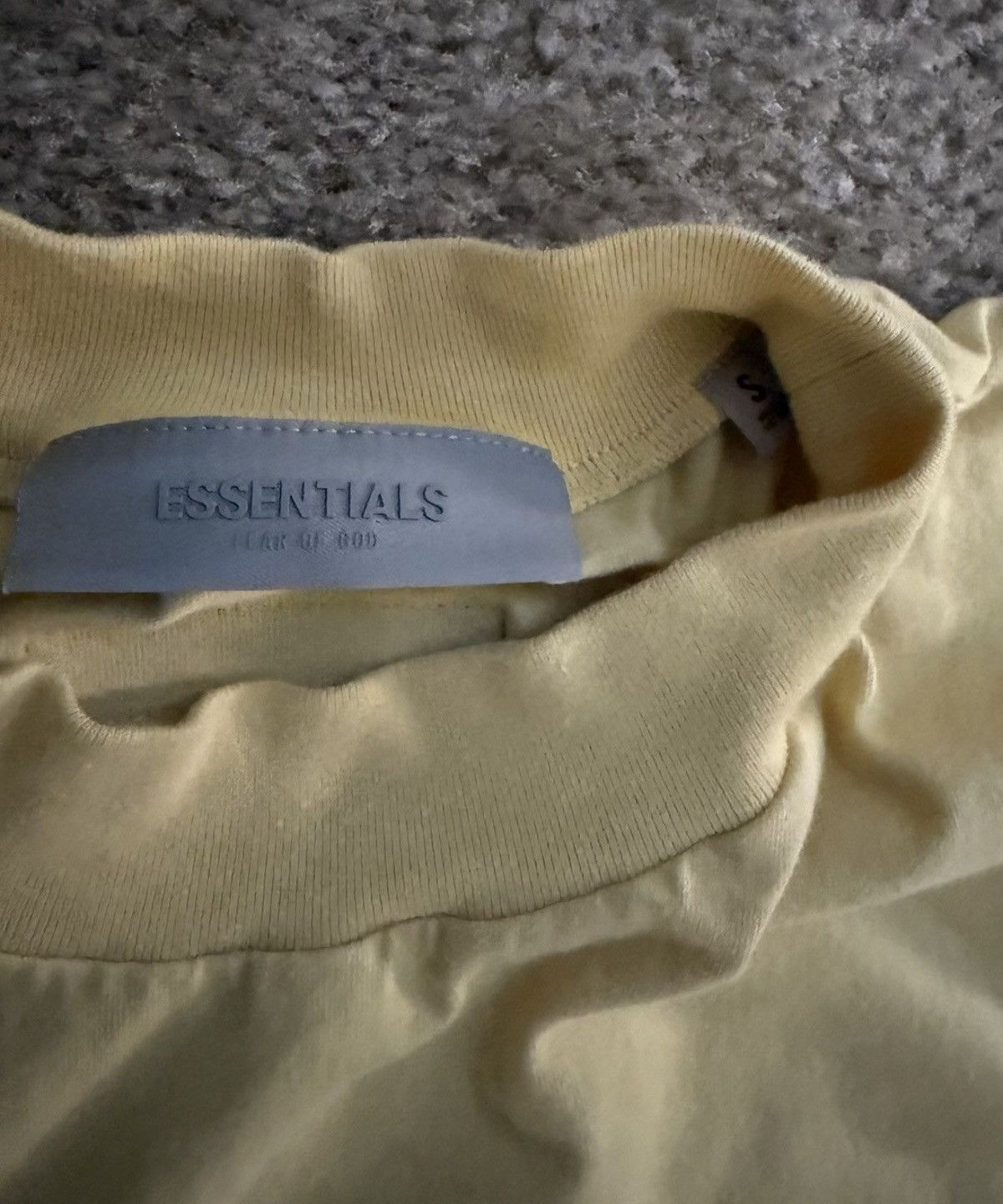 Essentials [2] FOG Essential Shirts - Yellow & Gray - Sz. S Size US S / EU 44-46 / 1 - 8 Thumbnail