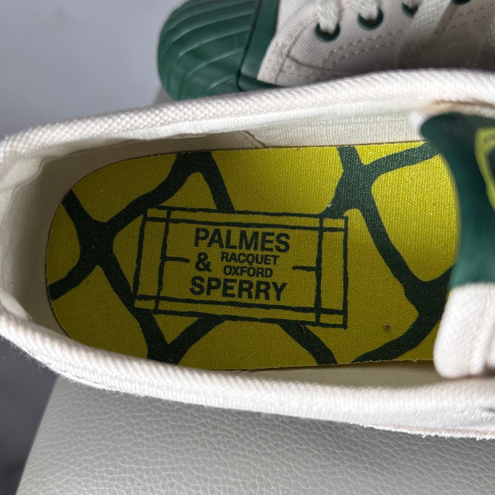 Sperry Palmes White/Green Racquet Sneaker Size US 8 / IT 38 - 11 Thumbnail