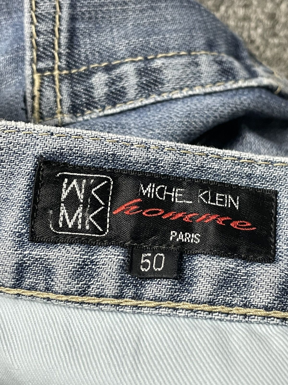 Japanese Brand × Michel Klein × Vintage Vintage MICHEL KLEIN Straight Cut Jeans (91) Size US 33 - 8 Thumbnail