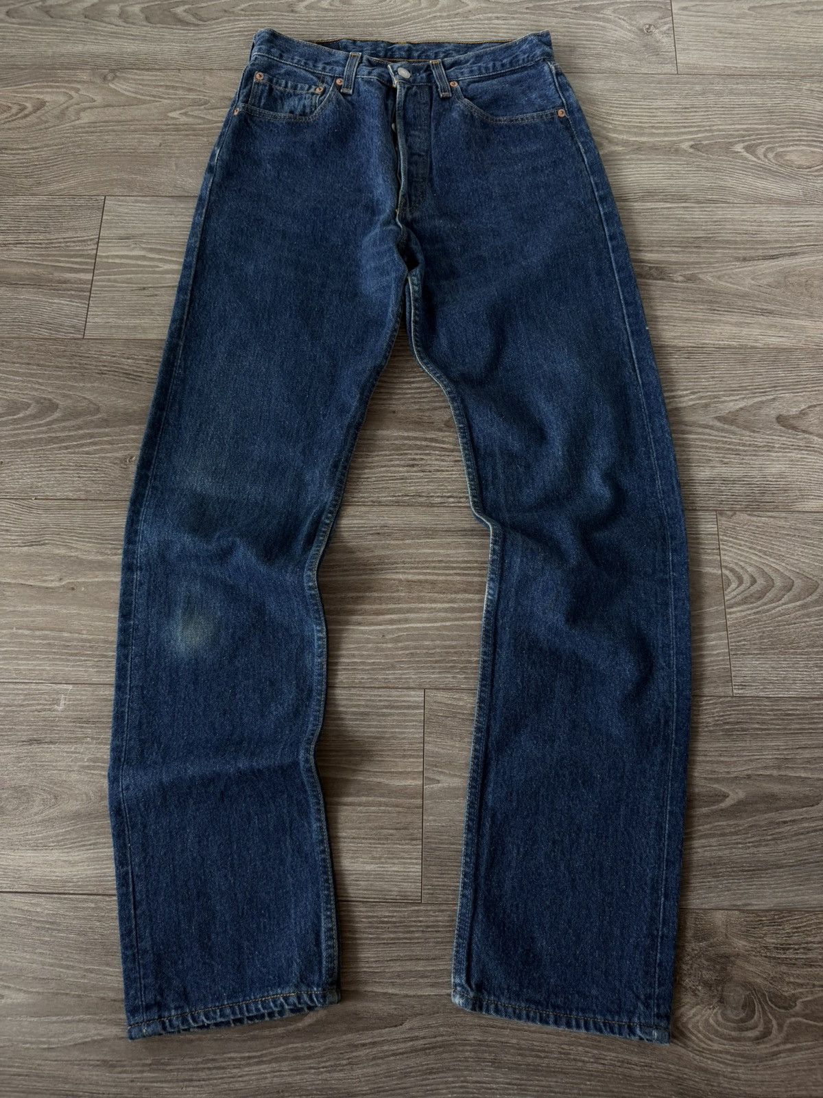 Levi's ‼️Vintage Levi’s Grey 501 Red Tab Denim Made in USA🇺🇸Jeans‼️ Size US 31 - 8 Thumbnail
