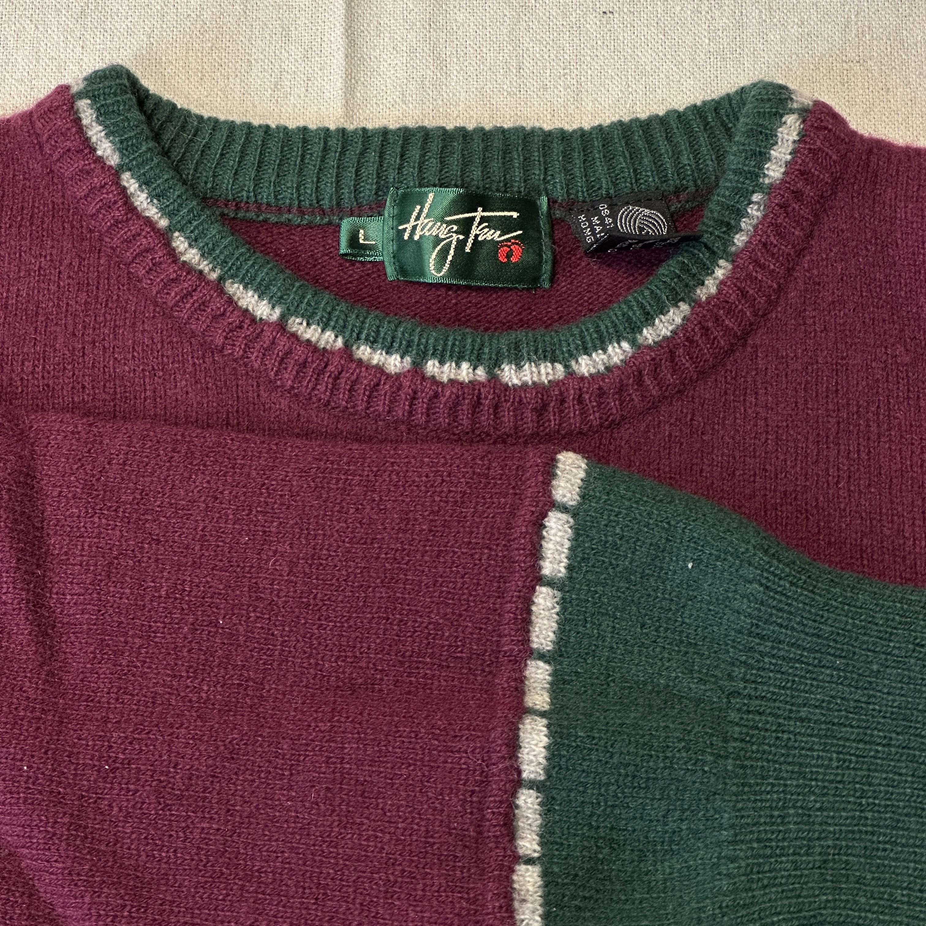 Hang Ten Vintage Hang Ten Embroidered Wool Sweater Size L 80s Size US L / EU 52-54 / 3 - 5 Thumbnail