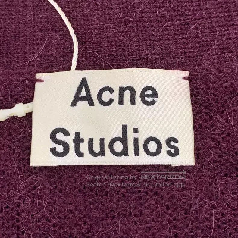 Other Acne Studios Burgundy alpaca wool V-neck single-breasted l Size XS / US 0-2 / IT 36-38 - 5 Thumbnail