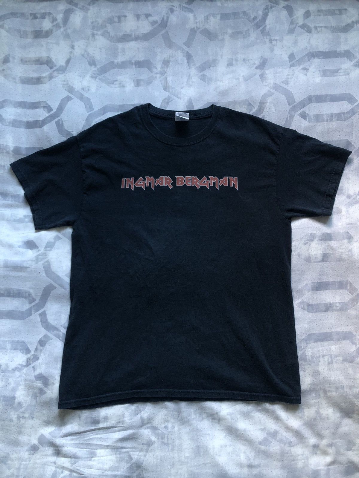 Movie × Vintage VTG Ingmar Bergman Iron Maiden T Shirt