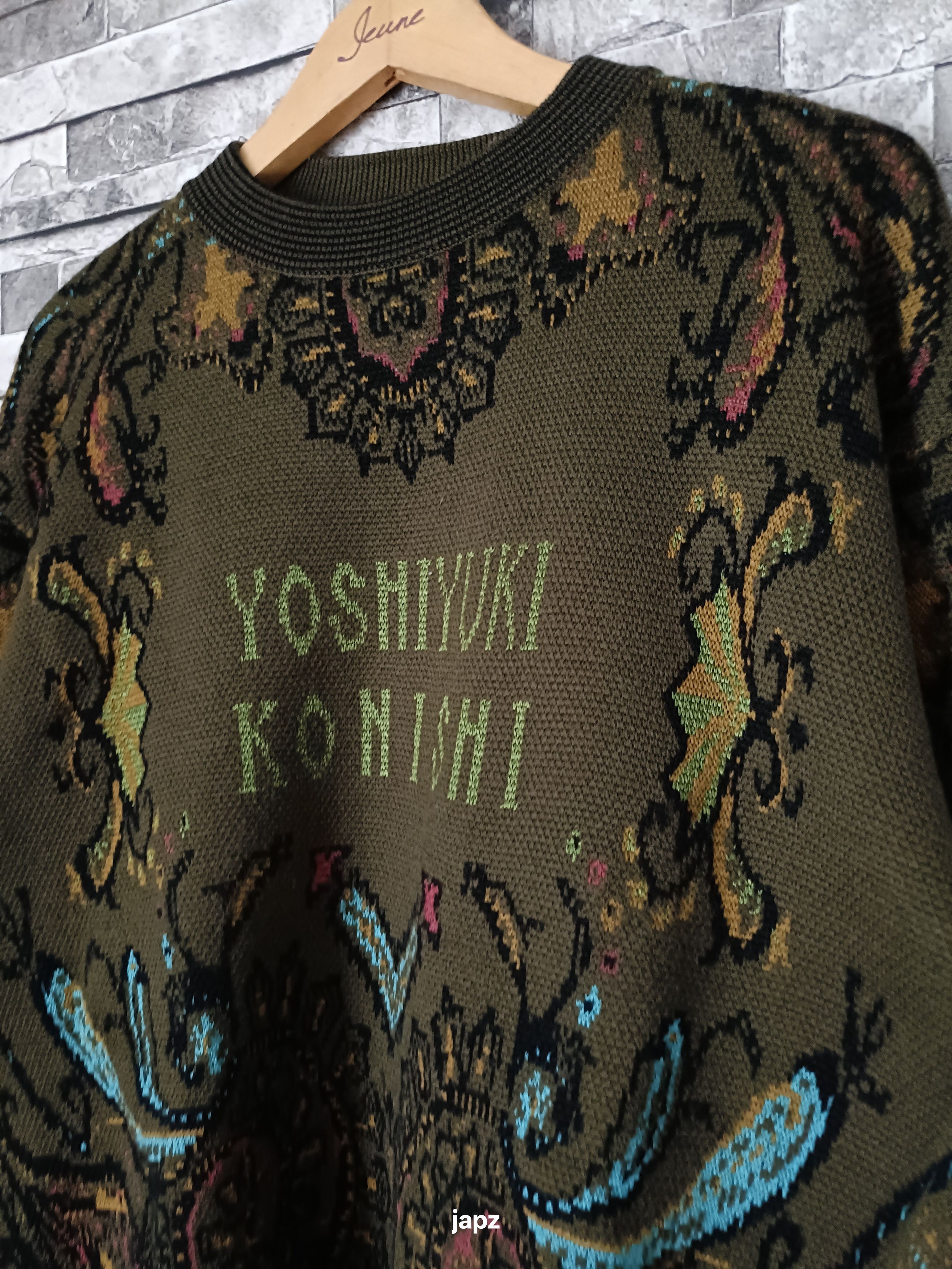 Designer × Japanese Brand × Yoshiyuki Konishi Vintage ficce uomo yoshiyuki konishi knitwear baroque Size US L / EU 52-54 / 3 - 4 Thumbnail