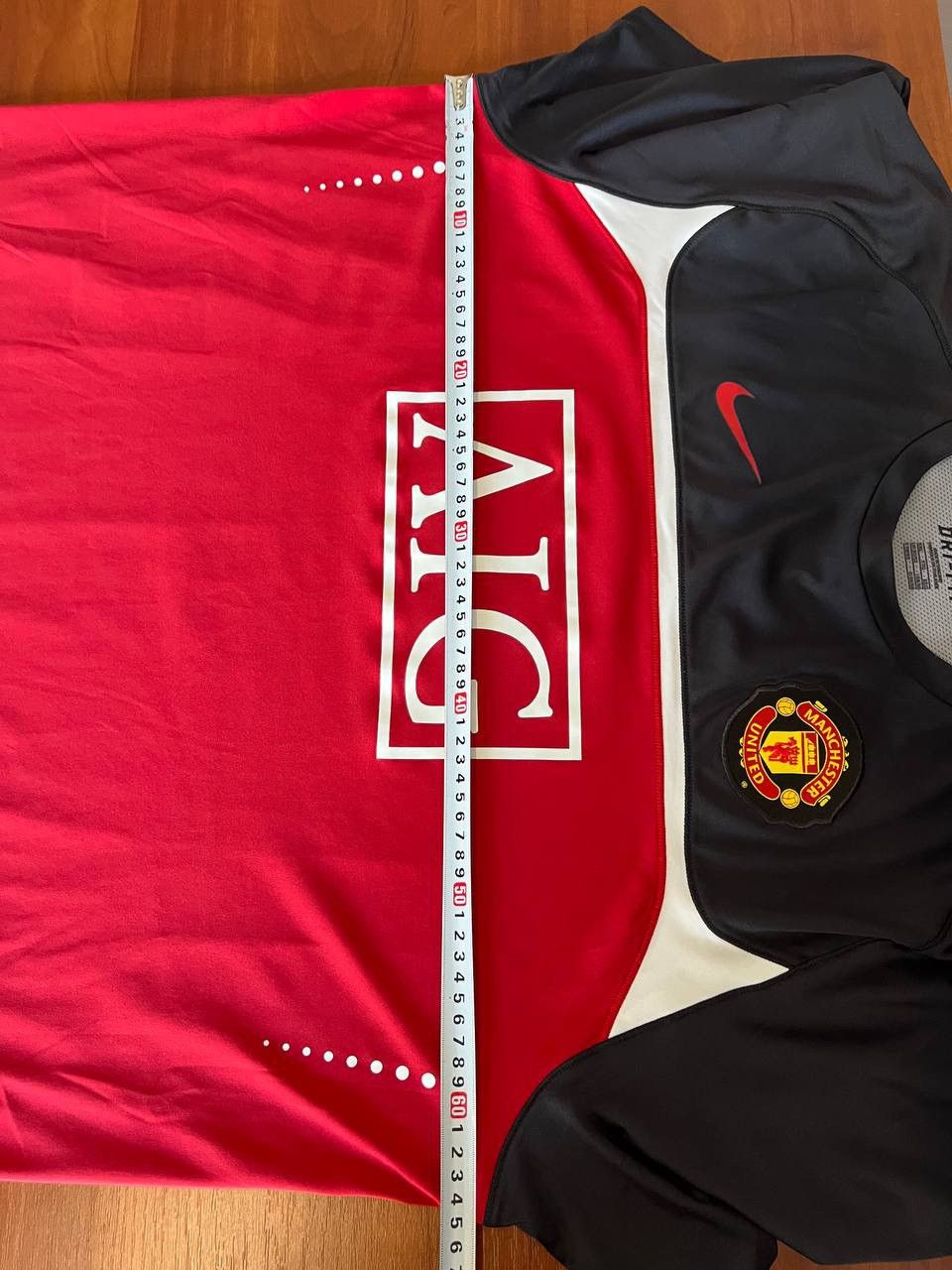 Nike 2010/11 MANCHESTER UNITED TRAINING SOCCER JERSEY SHIRT XXL Size US XXL / EU 58 / 5 - 16 Thumbnail