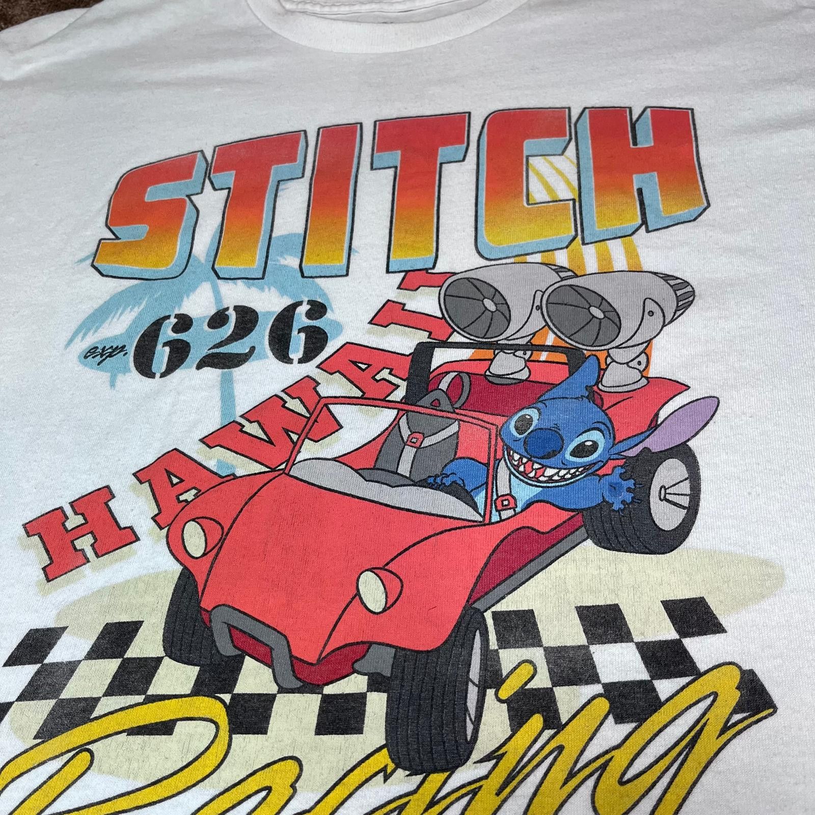 Other 👽 Disney Stitch “Hawaii Racing 626” T-Shirt – Size M Size US M / EU 48-50 / 2 - 4 Thumbnail