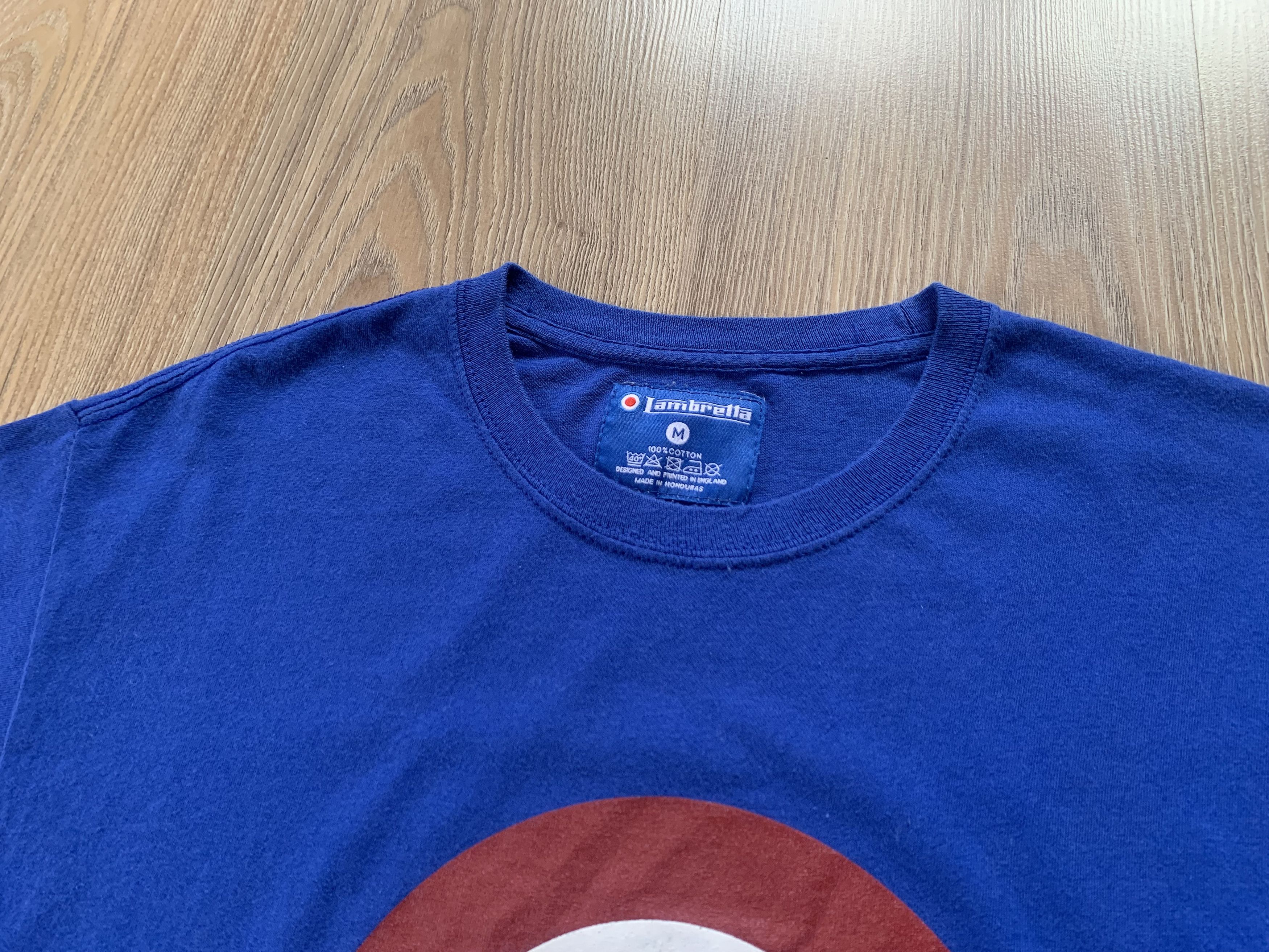 Lambretta Lambretta Cotton Blue Printed T Shirt Size US M / EU 48-50 / 2 - 4 Thumbnail