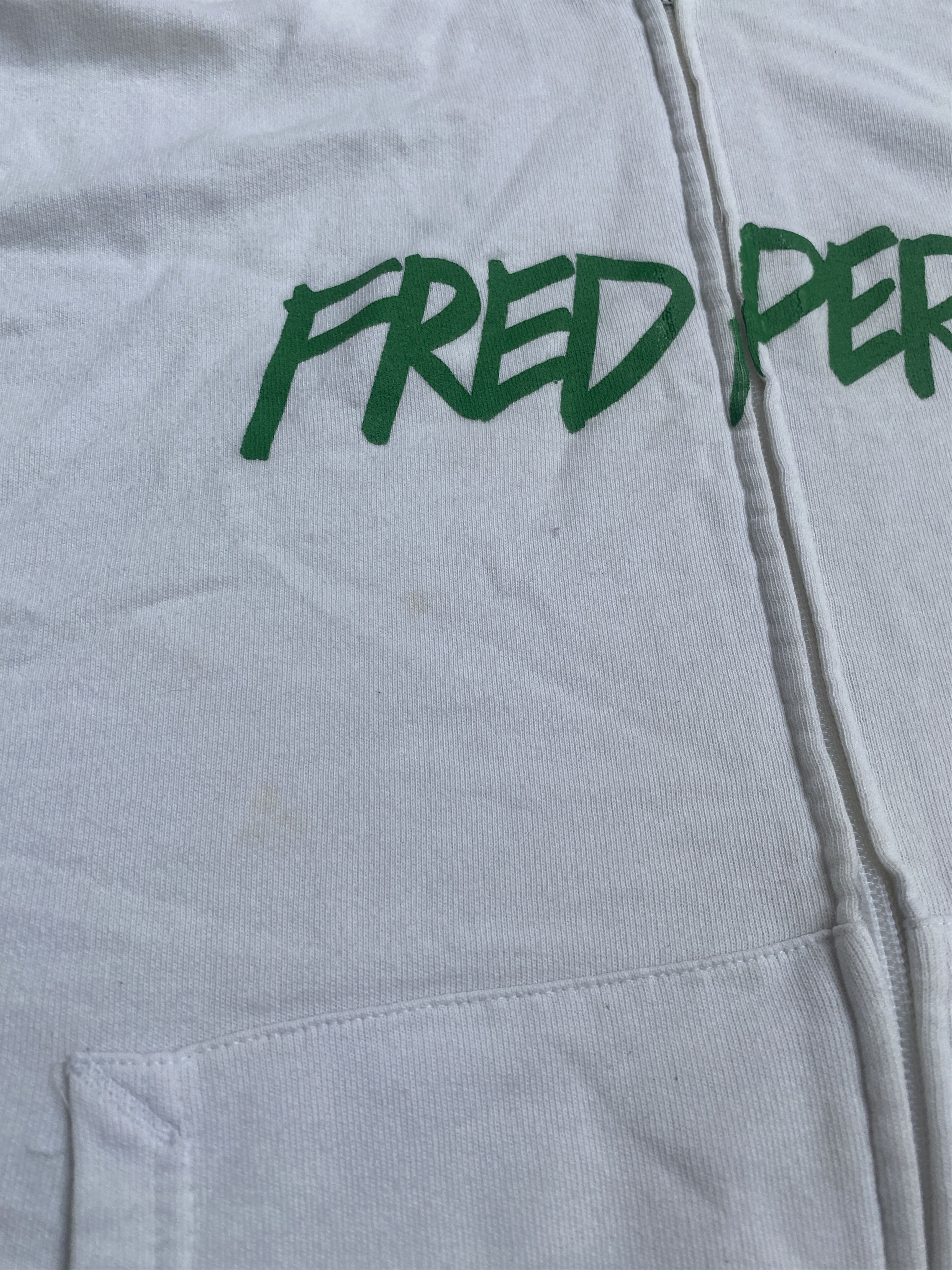 Fred Perry Fred Perry big logo zip-up hoodie casual skate rap Size US XL / EU 56 / 4 - 9 Thumbnail