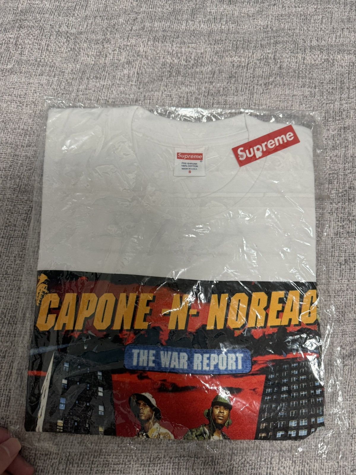 Supreme Supreme the word report cnn tee white T-shirt Size US S / EU 44-46 / 1 - 1 Thumbnail