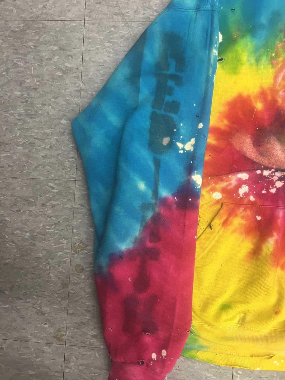 Rap Tees Westside Gunn x Rebirth Studios SIGNED Tie Dye Benoit Hoodie Size US XL / EU 56 / 4 - 5 Thumbnail