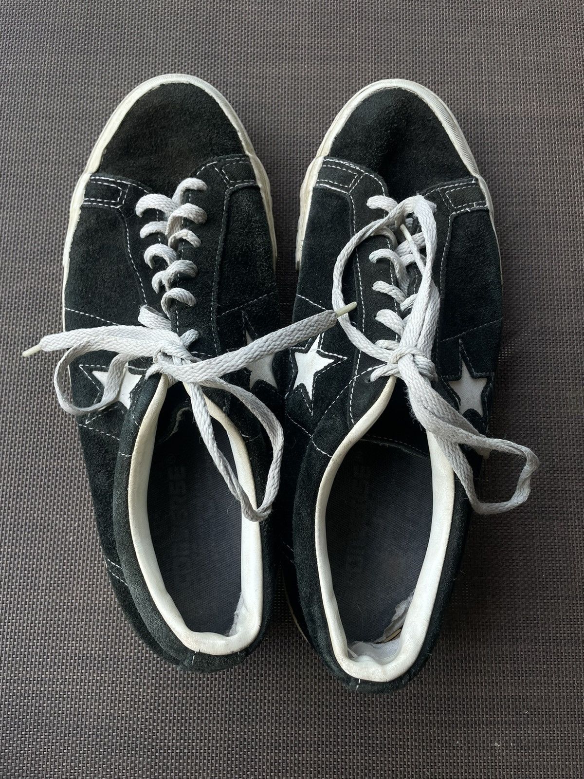Converse RARE Vintage 80s/90s Converse One Star Black Suede Nirvana 9 Size US 9 / EU 42 - 2 Thumbnail