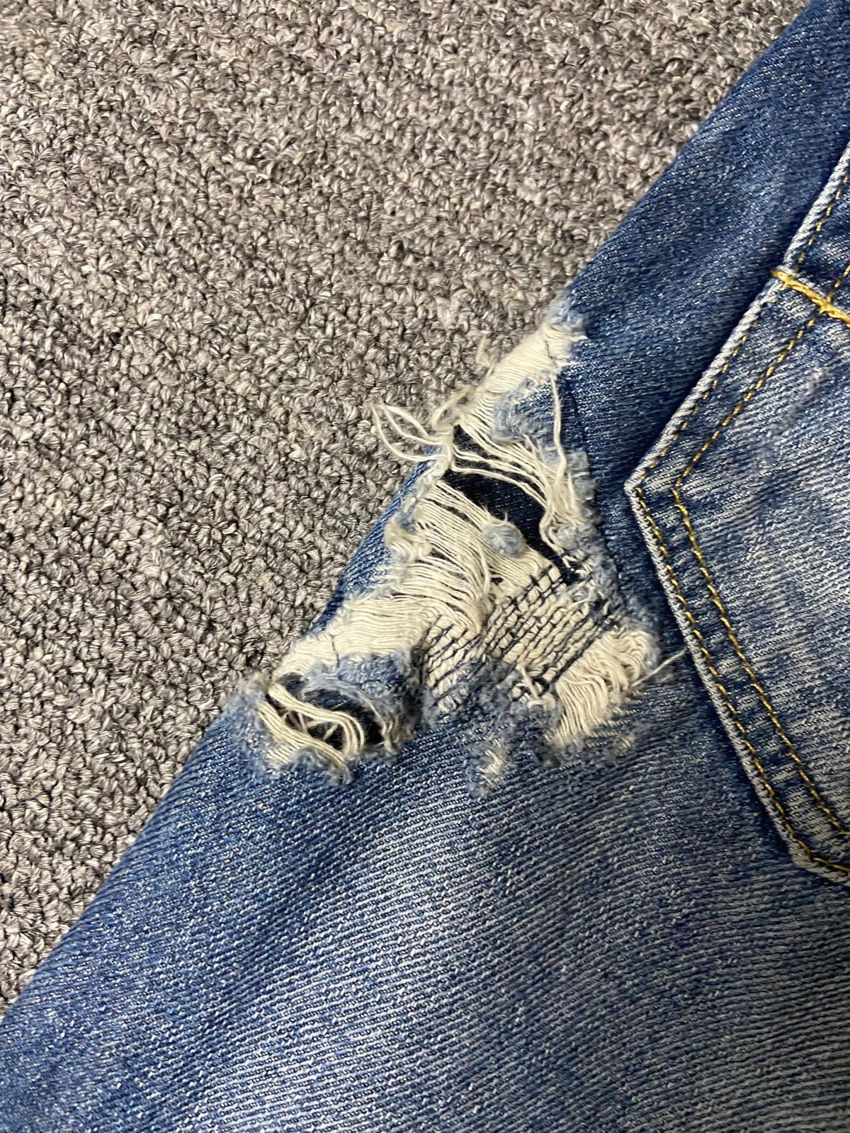 Zara Vintage Zara Denim Collection Distressed Jeans (164) Size US 30 / EU 46 - 6 Thumbnail