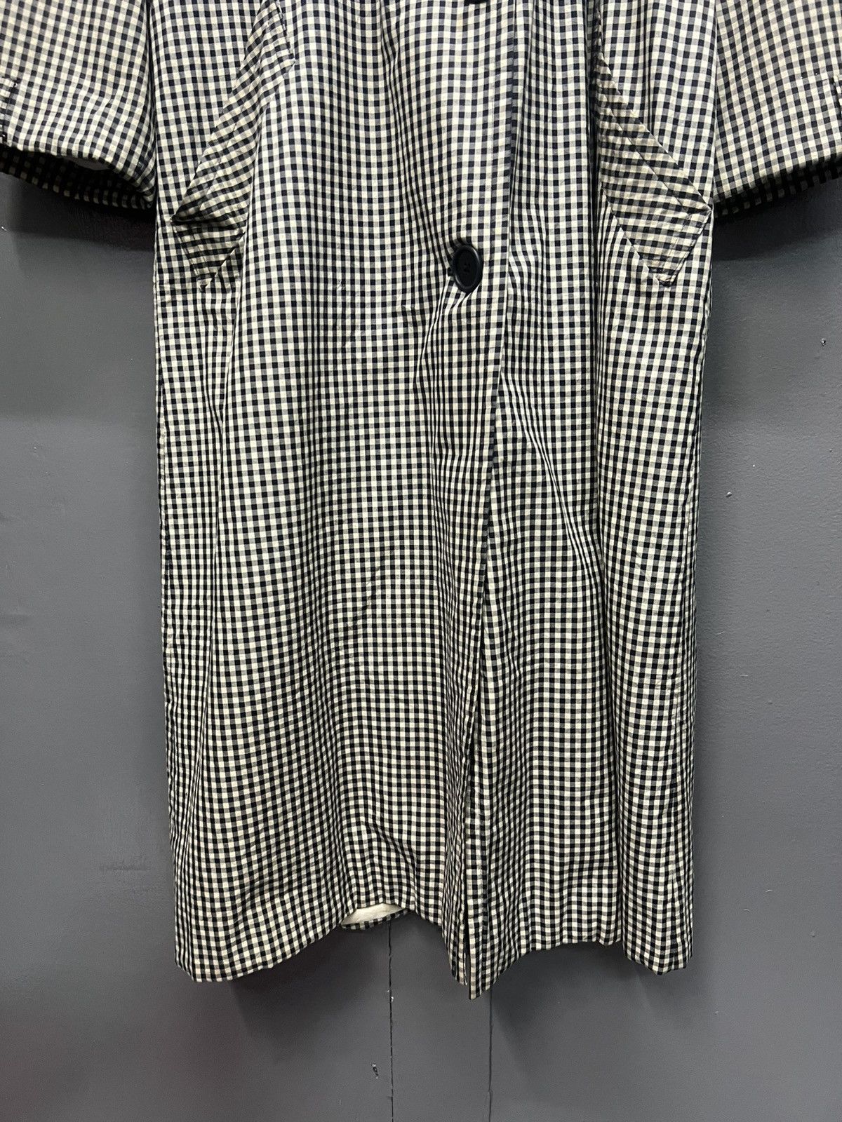 Calvin Klein Calvin Klein Plaid Long Coat Size S / US 4 / IT 40 - 3 Thumbnail