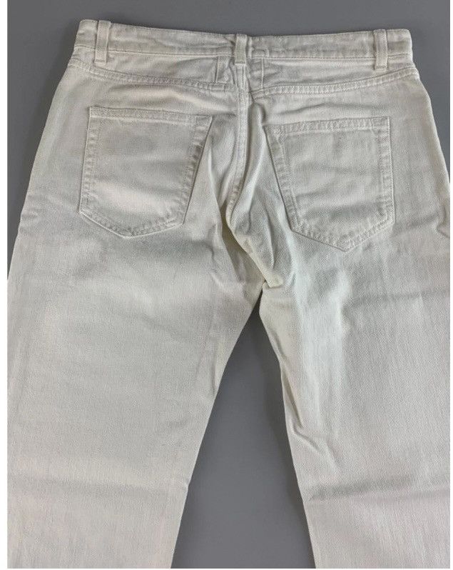 Saint Laurent Paris Saint Laurent 🇮🇹 x Hedi Slimane D02 M/SK-LW Blanc Jean 30 NWT Size US 30 / EU 46 - 8 Thumbnail