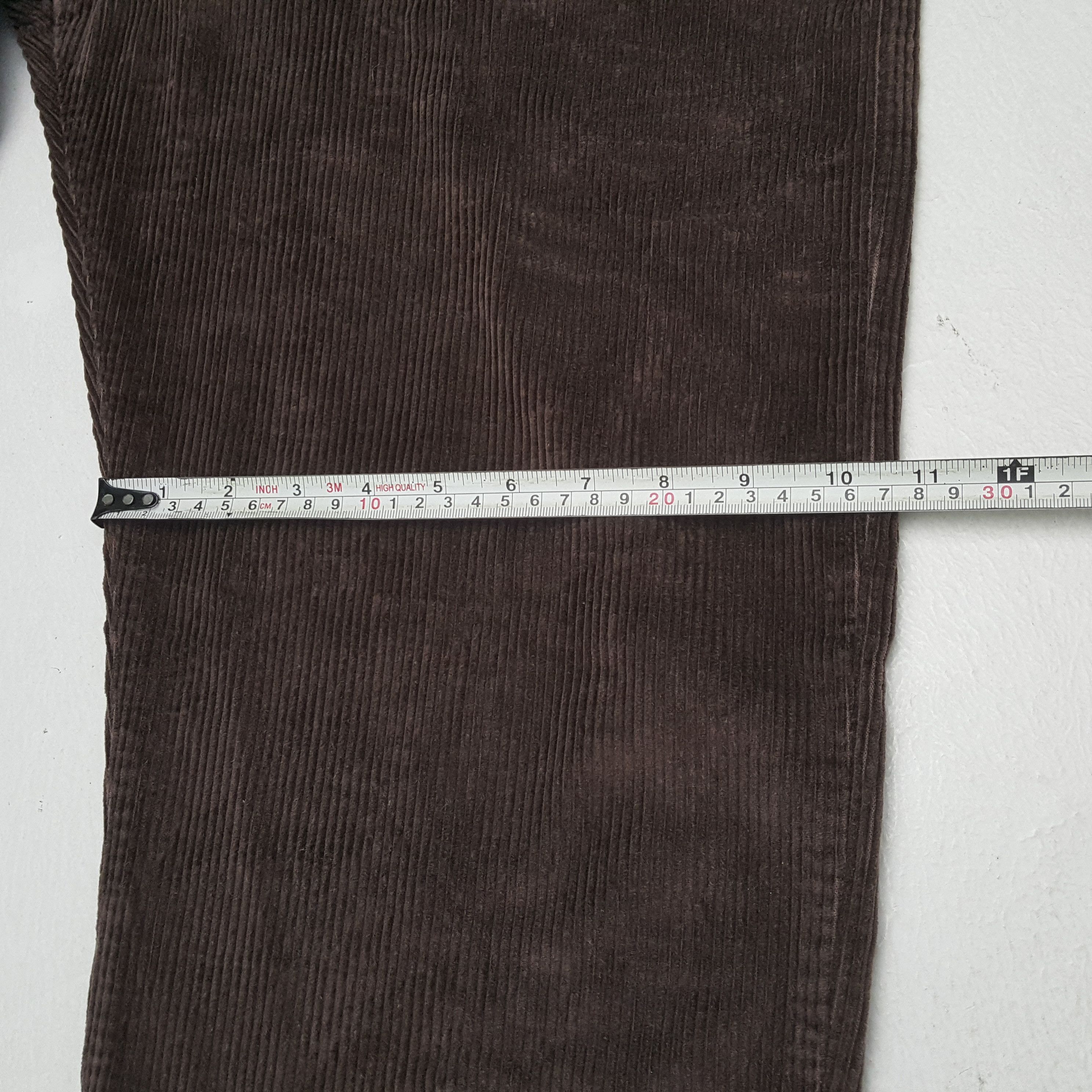 Stussy × Vintage Vintage STUSSY Streetwear Skateboard Big Logo Corduroy Pant Size US 27 - 10 Thumbnail