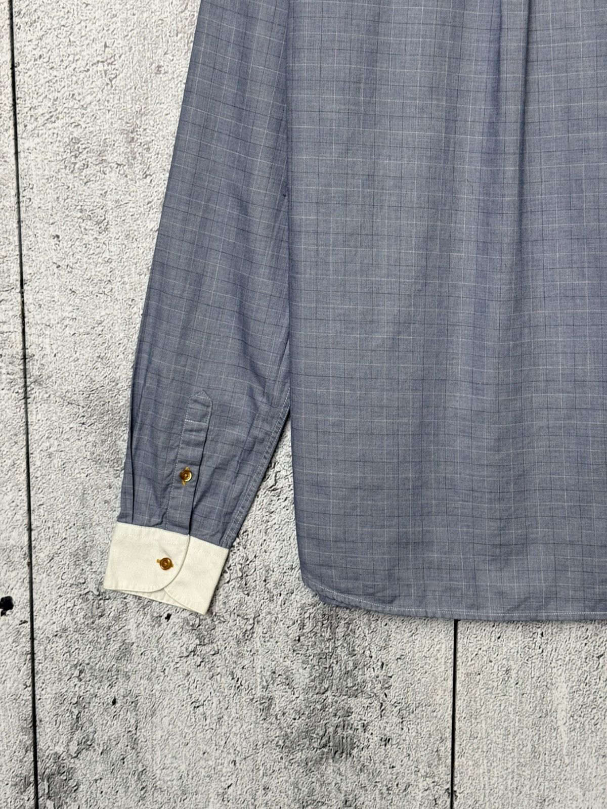 Lui's Luis Trenker Check Long Sleeve Button Shirt Contrast Collar Size US L / EU 52-54 / 3 - 10 Thumbnail