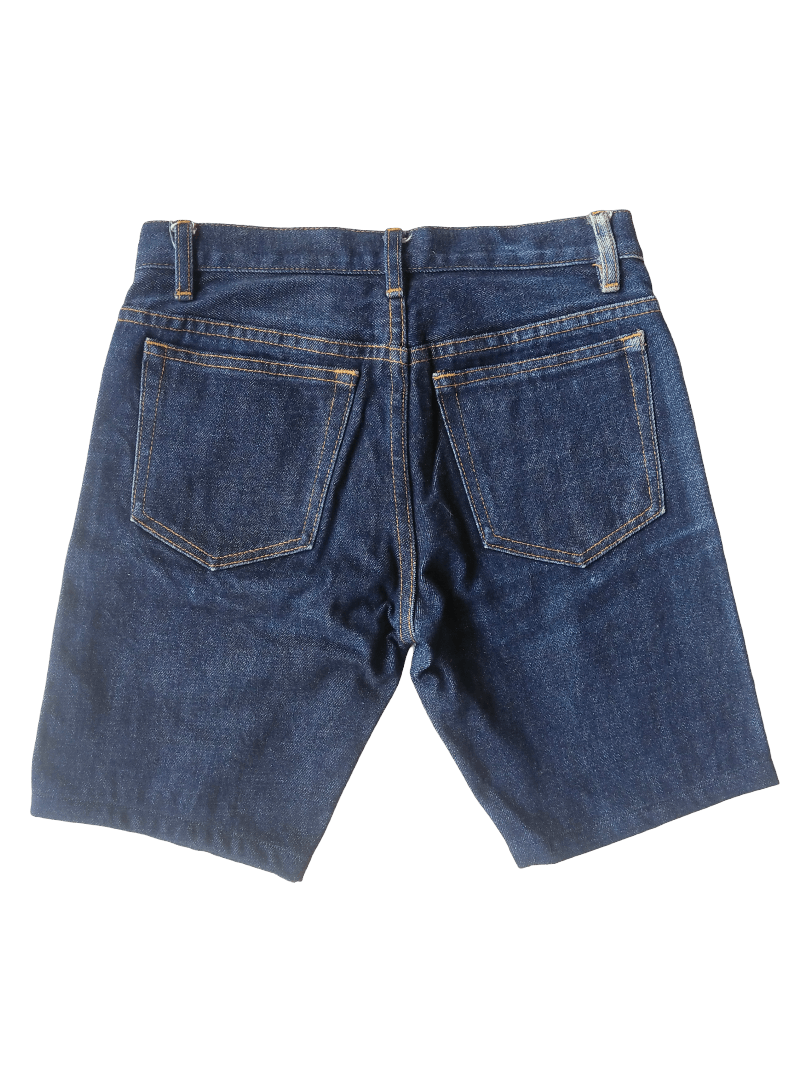 A.P.C. A.P.C. Petit Standard Raw Japanese Denim Cut-Off Shorts Size 25" / US 0 / IT 36 - 5 Thumbnail