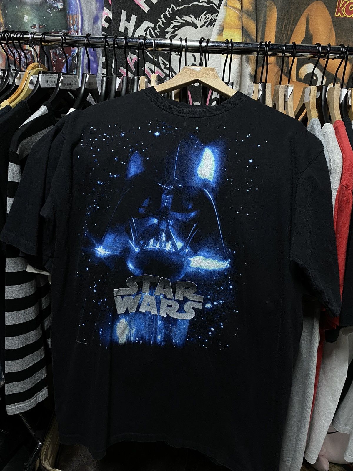 Vintage Vintage 90’s Star Wars Movie Darth Vader Tee Shirt XLarge Size US XL / EU 56 / 4 - 4 Thumbnail