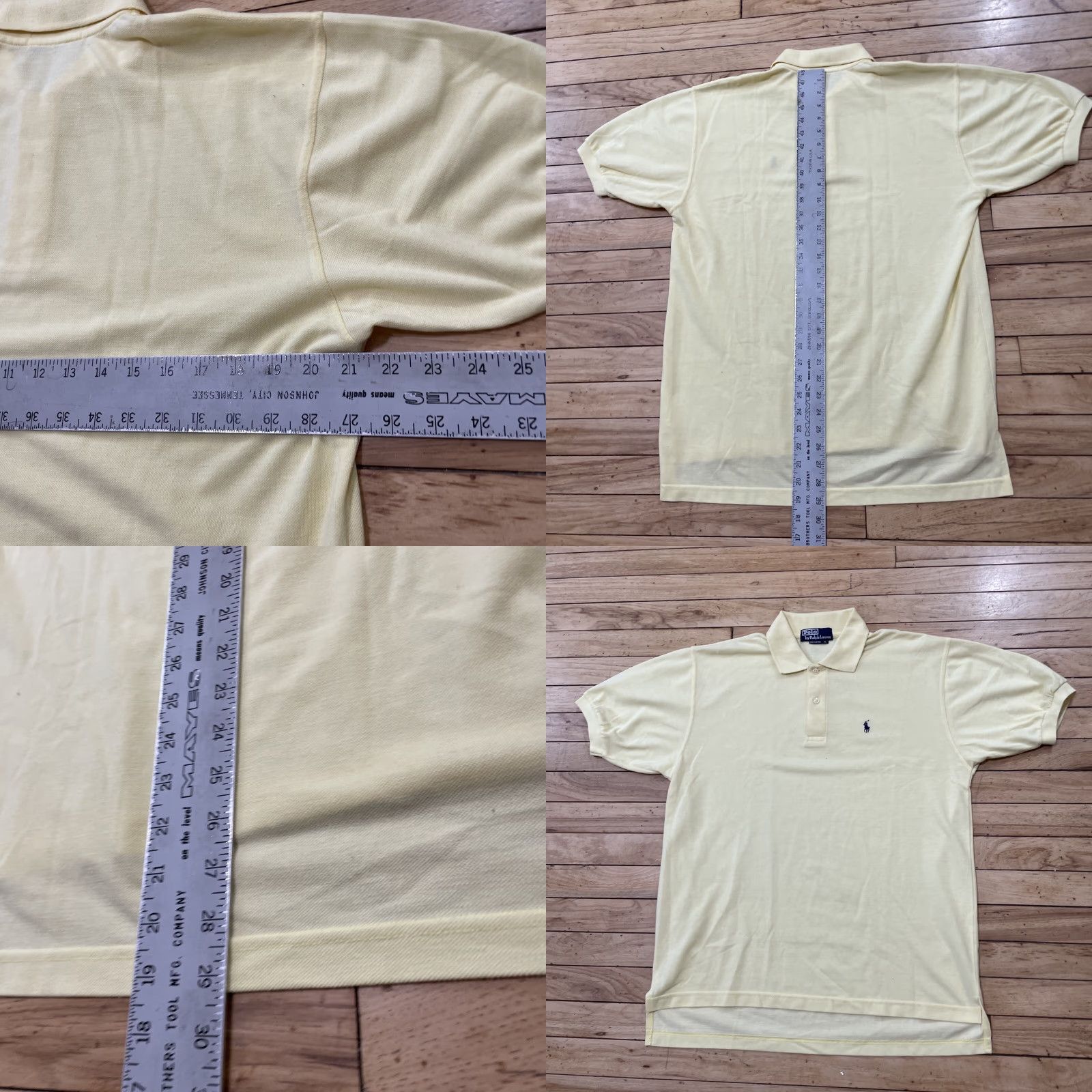 Polo Ralph Lauren VINTAGE Polo Ralph Lauren Golf Polo Shirt Men XL Bright Yellow Preppy 90s Size US XL / EU 56 / 4 - 8 Thumbnail
