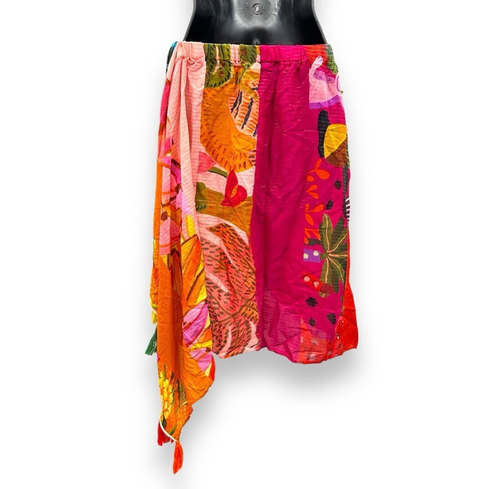 Farm Rio Farm Rio Rainbow Forest Tropical Multicolor Toucan Sarong Size ONE SIZE - 3 Thumbnail