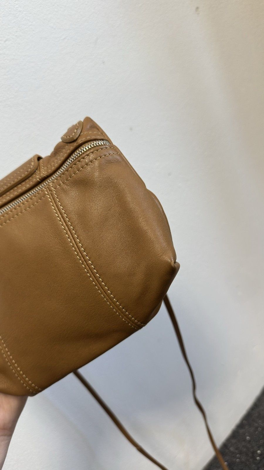 Longchamp Longchamp Women's Mini Crossbody Depose Brown Leather Bag Size ONE SIZE - 14 Thumbnail