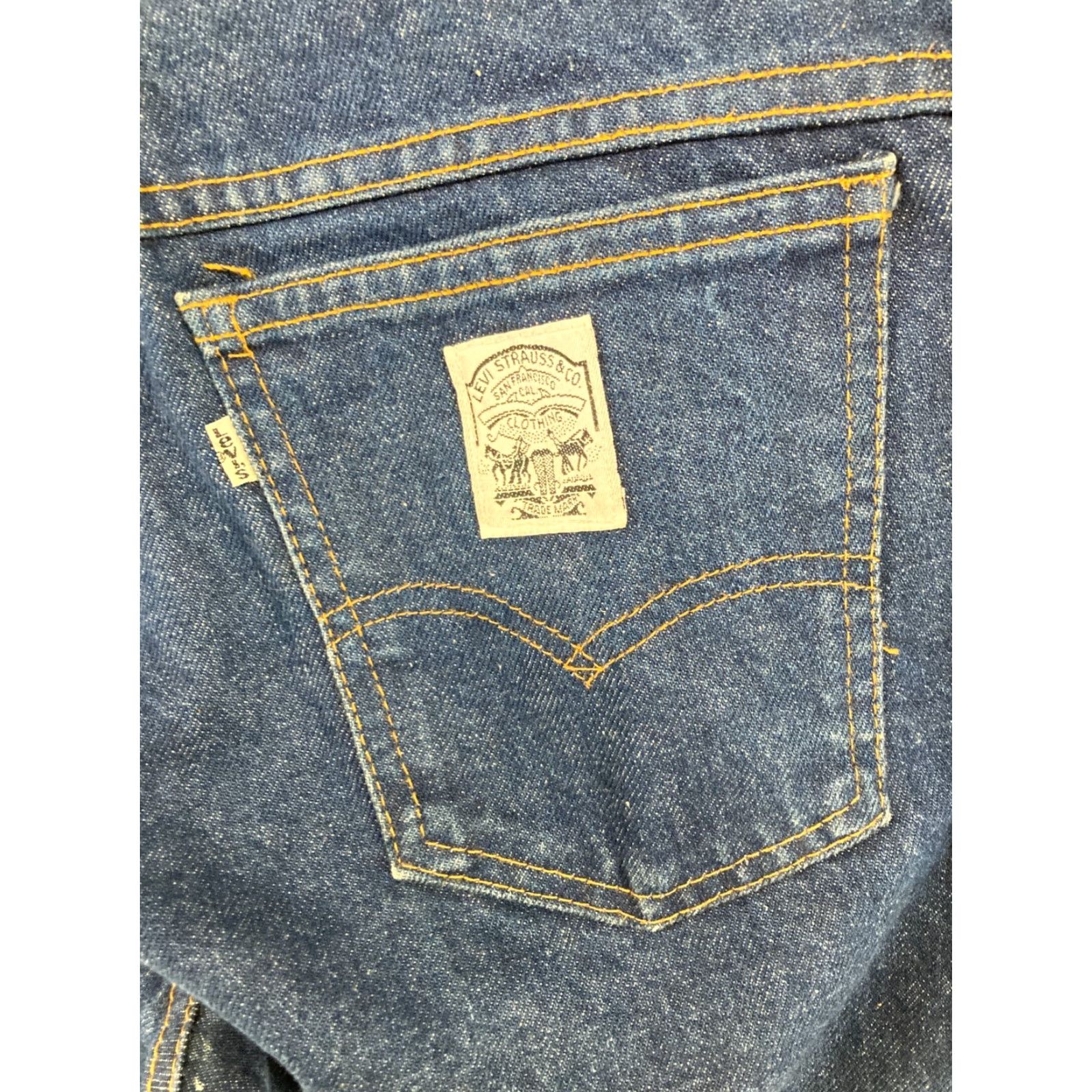 Levi's Levi's Jeans Womens 28x32 High Rise Straight Dark Wash 70s Vintage Size 28" / US 6 / IT 42 - 7 Thumbnail