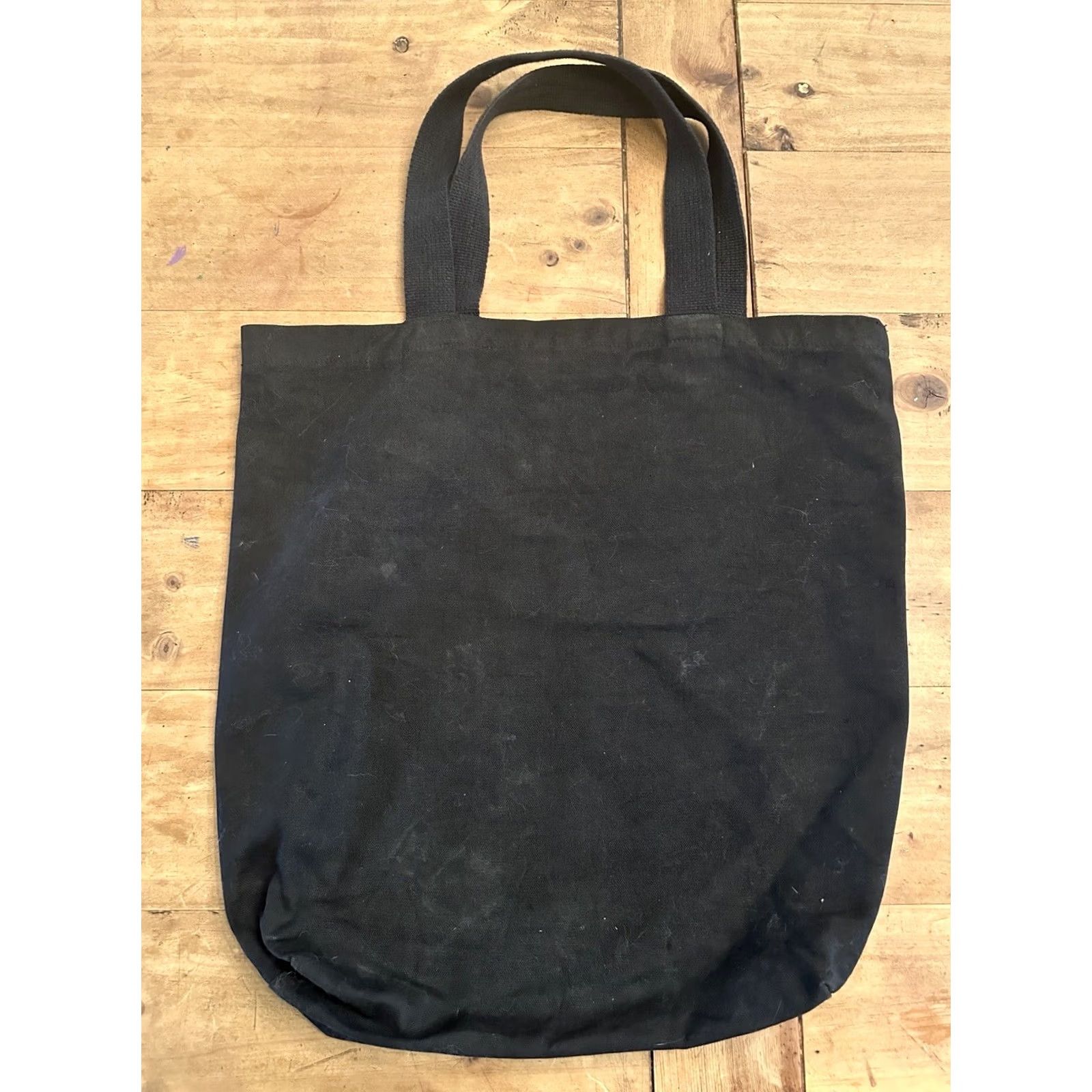 Vintage VINTAGE 1994 Rainforest Chameleo Pardatis Canvas ToteBag Black 18”x18” Tote Womens Canvas Bag Size ONE SIZE - 7 Thumbnail