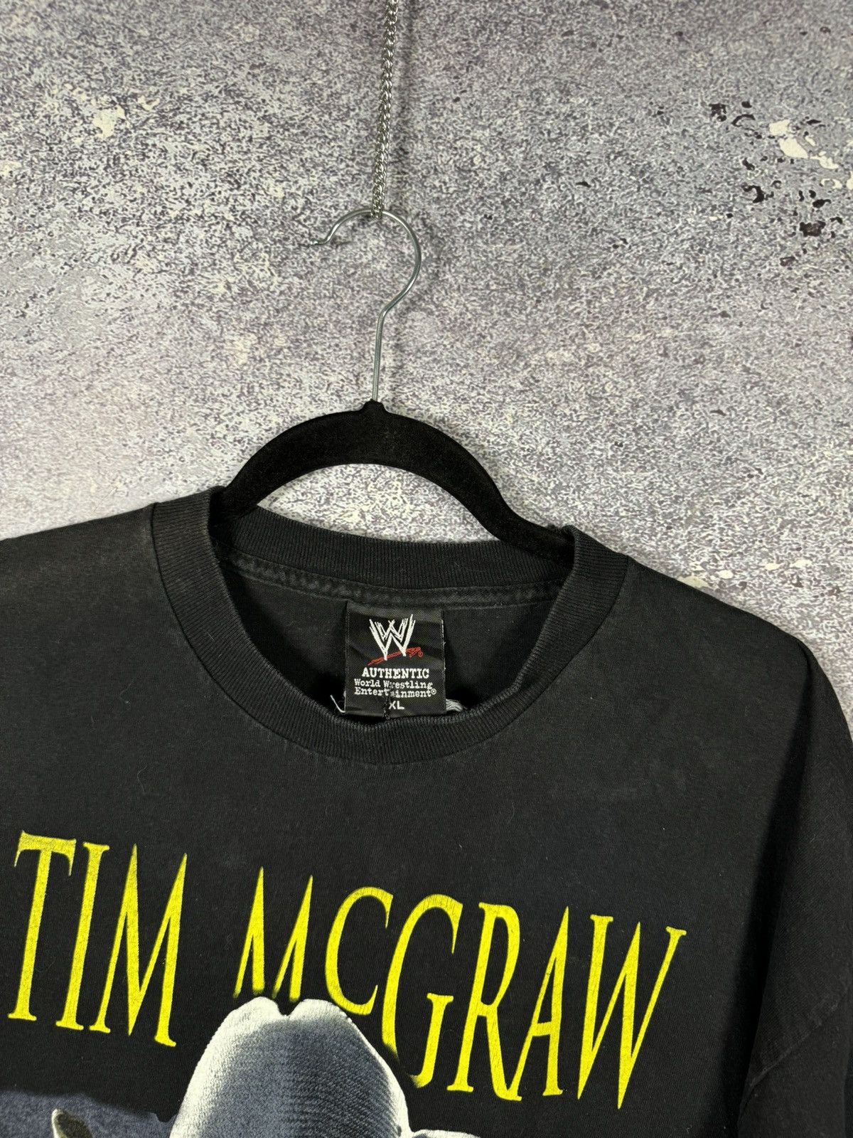 Vintage × WWE Tim McGraw Tour T Shirt Adult Black Faded Lady Antebellum Size US XL / EU 56 / 4 - 4 Thumbnail