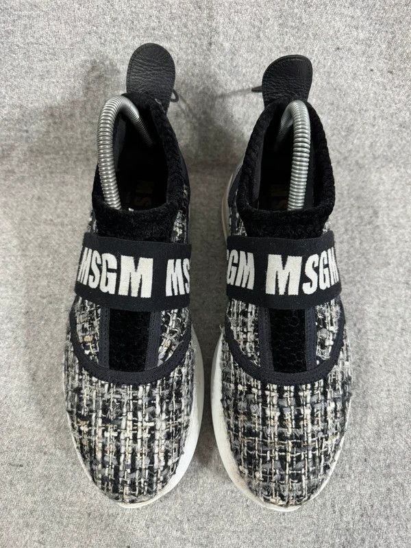 MSGM MSGM Italy Low Air Sneakers Silver Black White size 39 Size US 9 / IT 39 - 4 Thumbnail