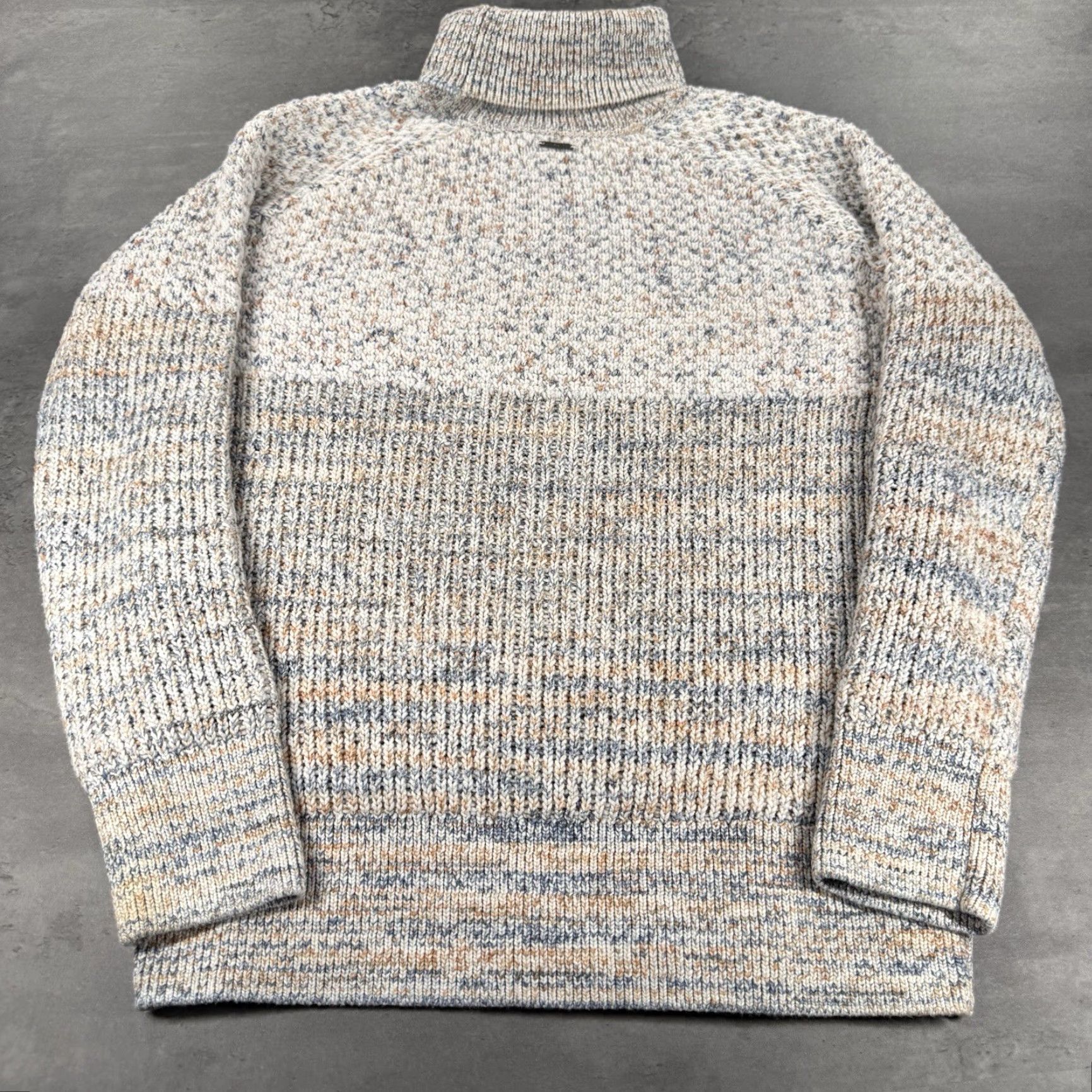 Prana prAna Callisto Sweater Women S White Blue Orange Knit Turtleneck SO SOFT Cozy Womens Size S / US 4 / IT 40 - 4 Thumbnail