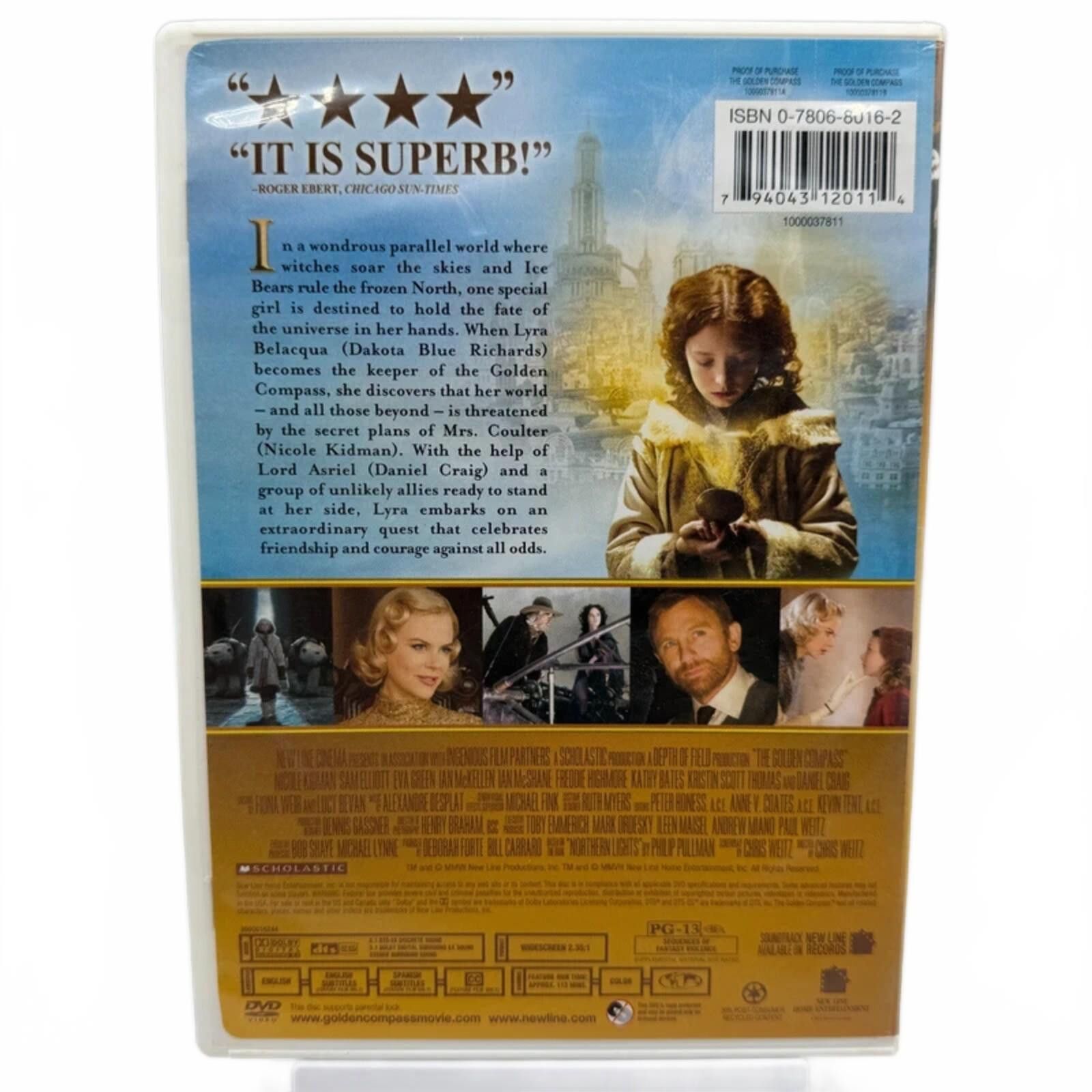 Other The Golden Compass (2007) - DVD Movie - Family Adventure Size ONE SIZE - 2 Thumbnail