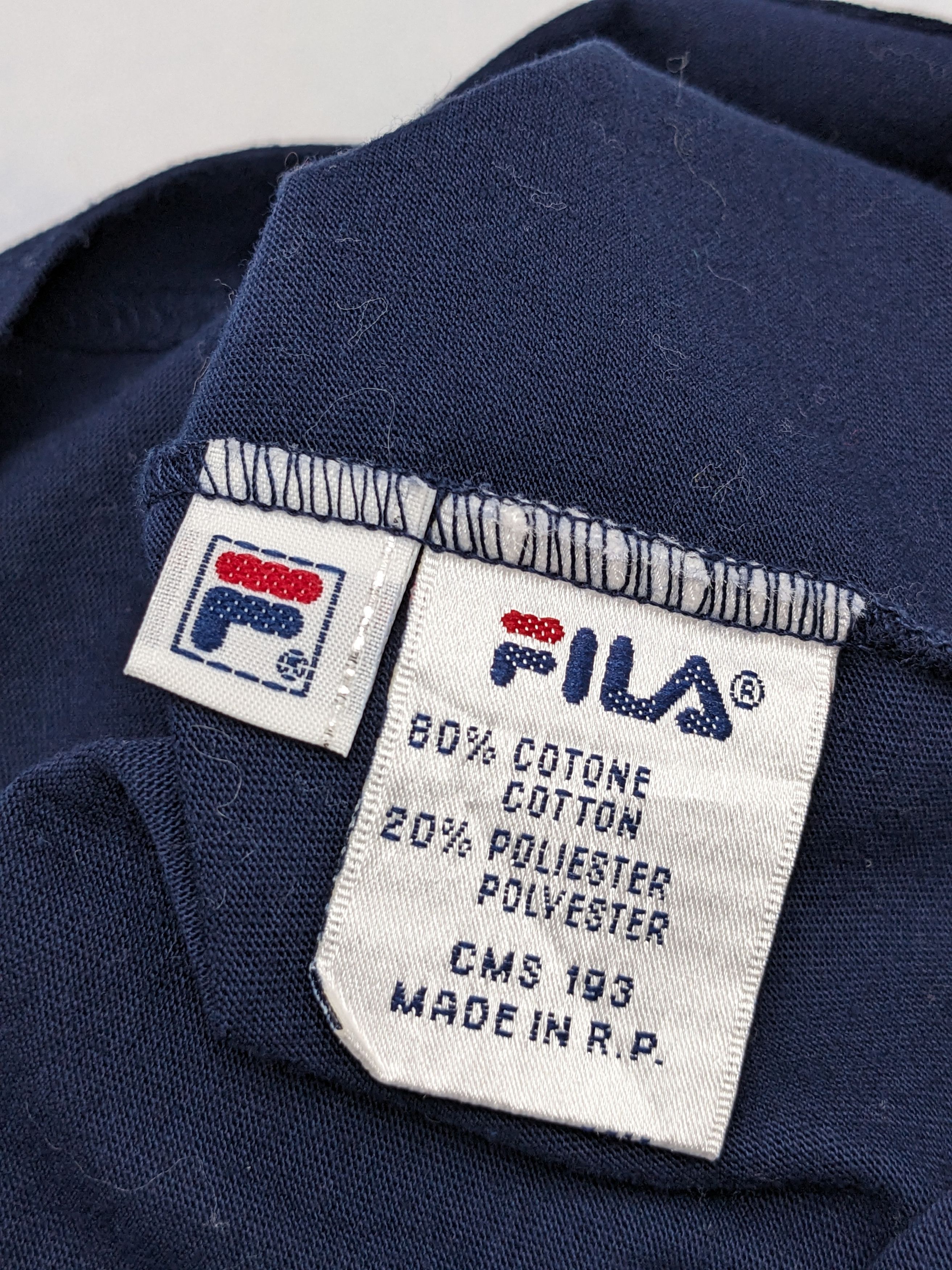 Fila VINTAGE FILA MADE IN R.P TSHIRT Size US L / EU 52-54 / 3 - 11 Thumbnail